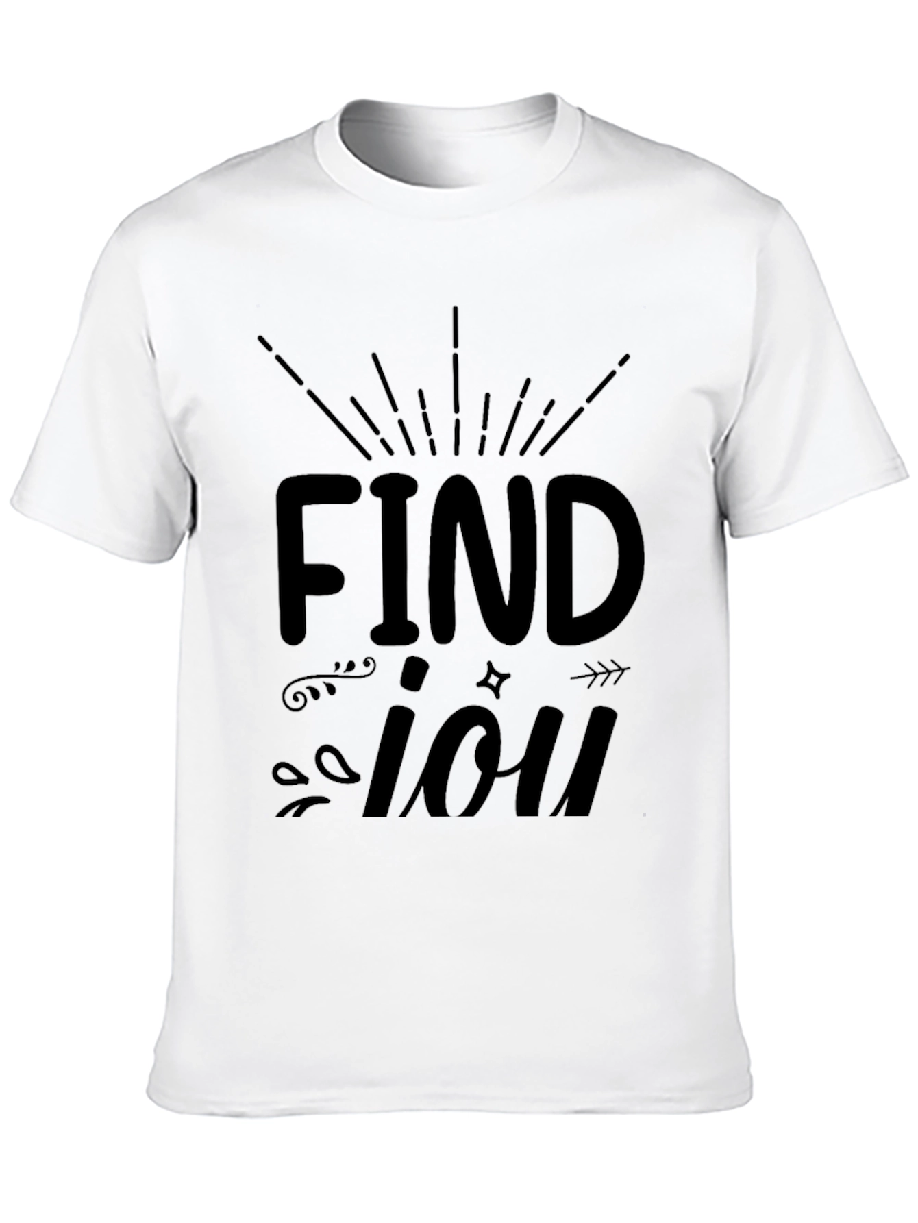 Find You Graphic T-Shirt - Black