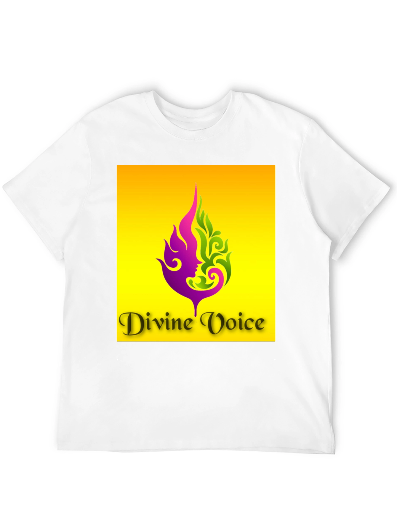 Divine Voice Graphic T-Shirt - Black