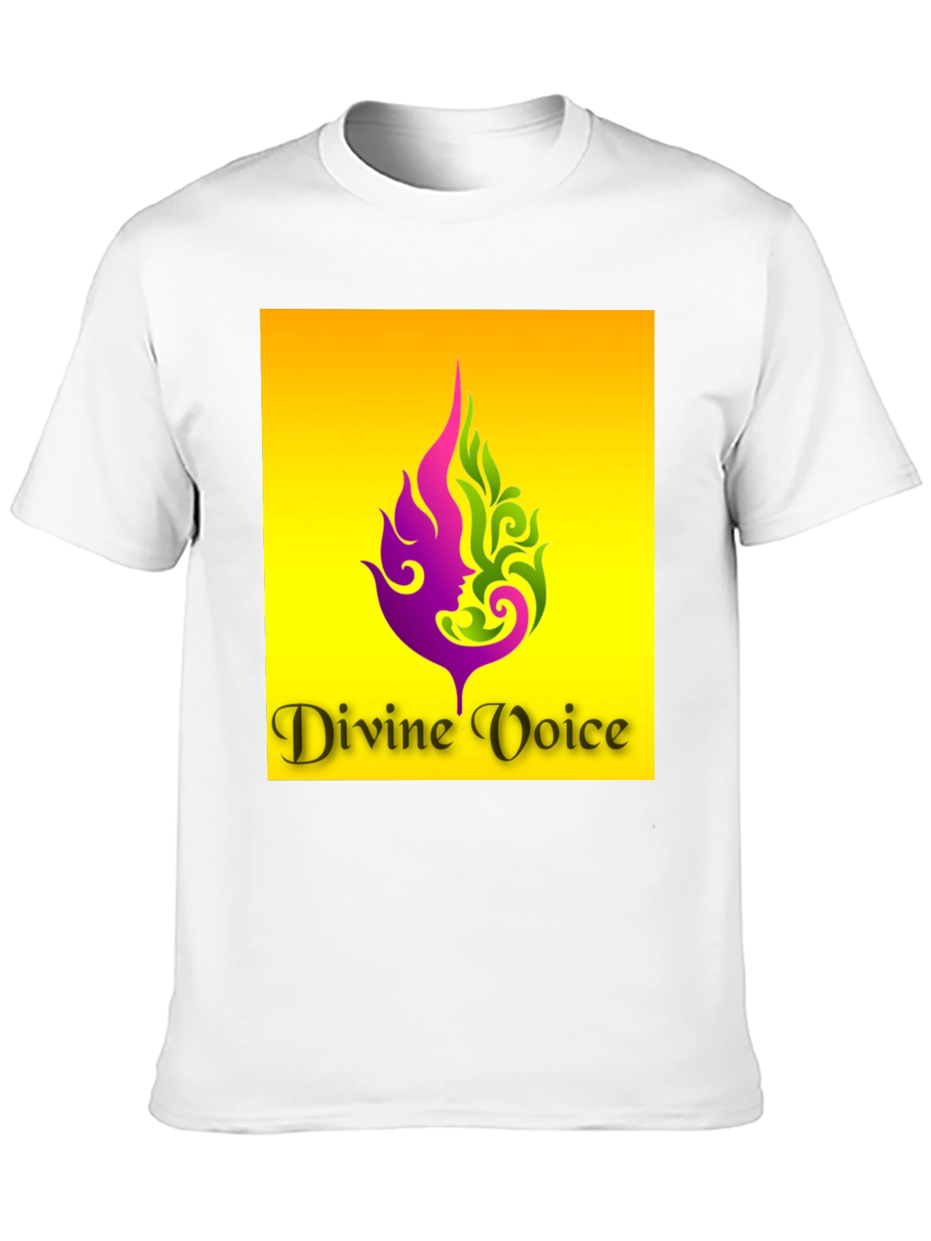 Divine Voice Graphic T-Shirt - Black