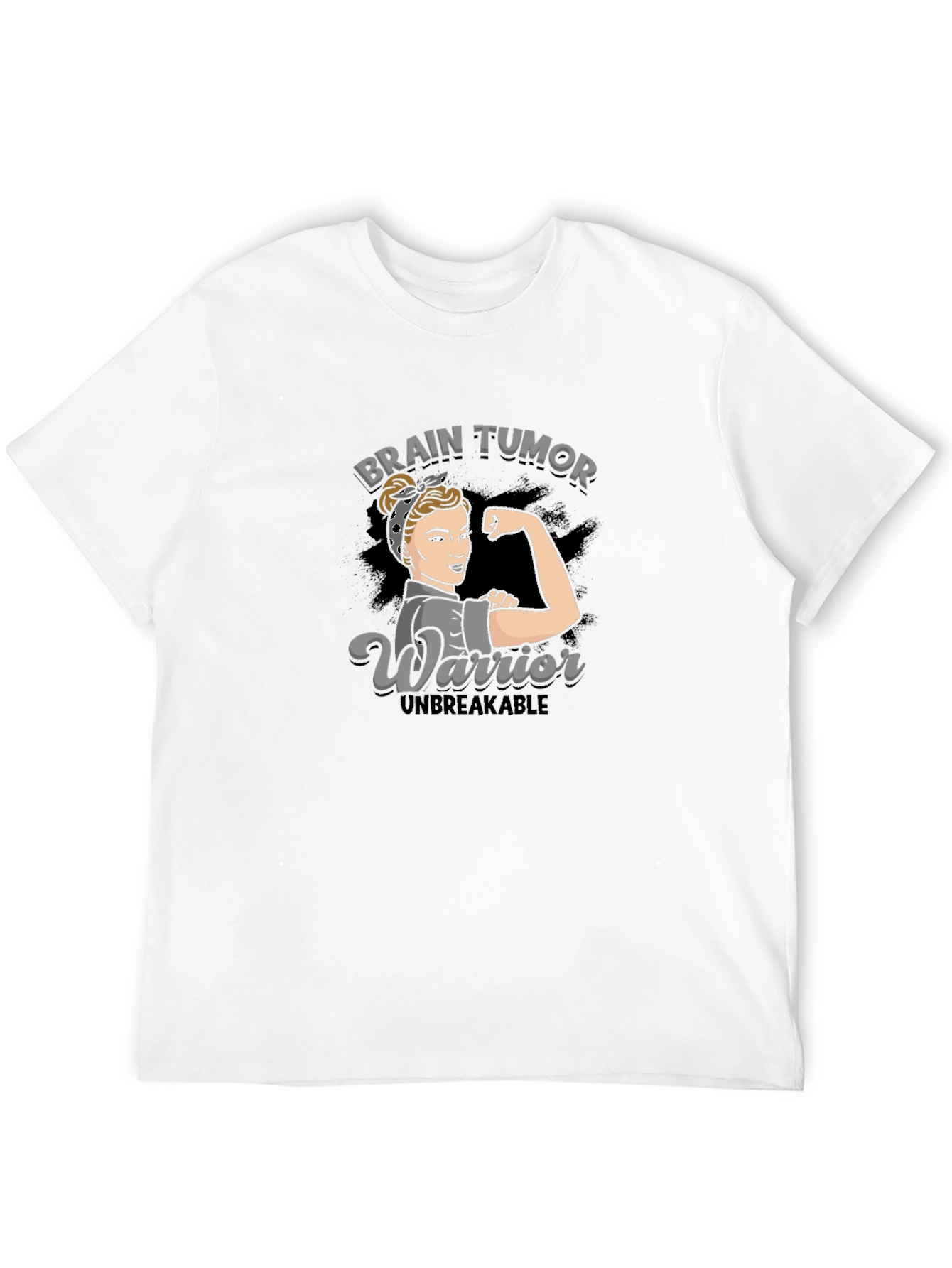 Brain Tumor Warrior T-Shirt - Unbreakable Strength
