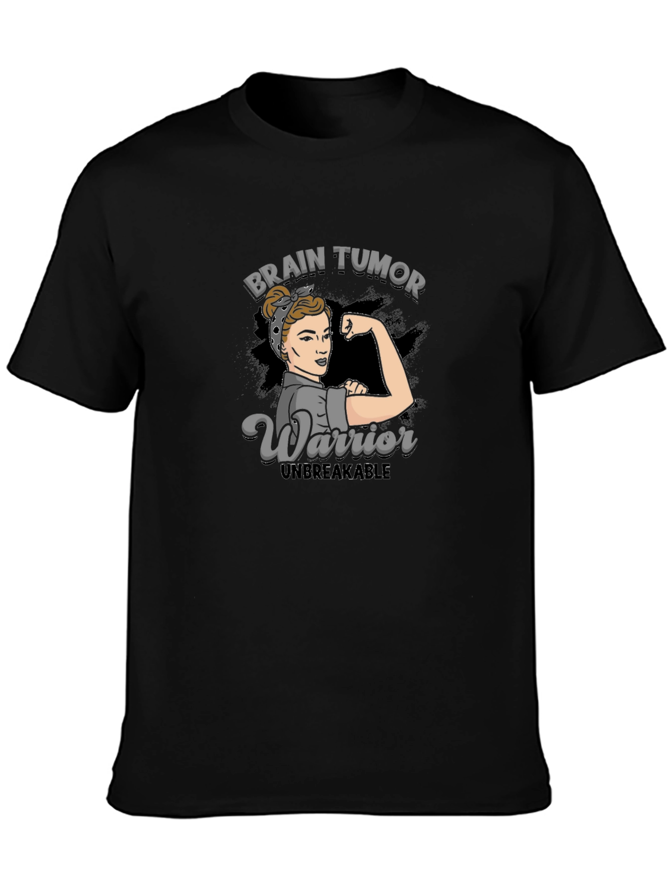 Brain Tumor Warrior T-Shirt - Unbreakable Strength