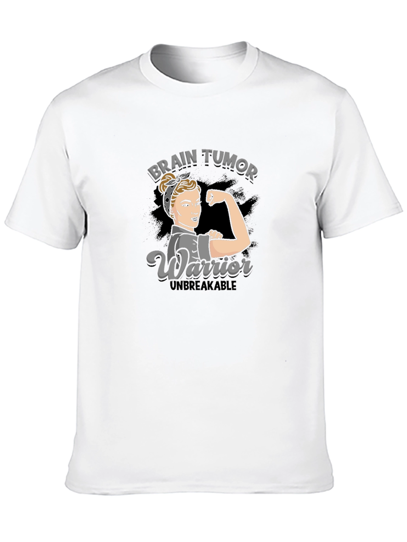 Brain Tumor Warrior T-Shirt - Unbreakable Strength