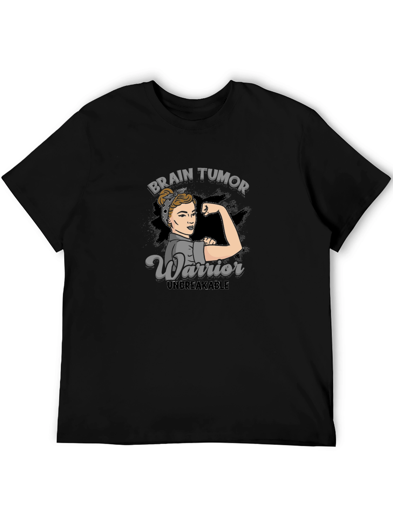 Brain Tumor Warrior T-Shirt - Unbreakable Strength