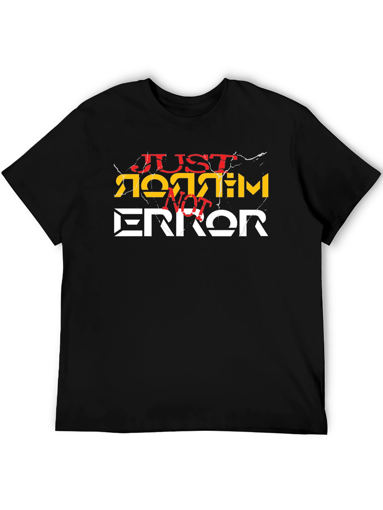 Just Not Sorry Error Black T-Shirt