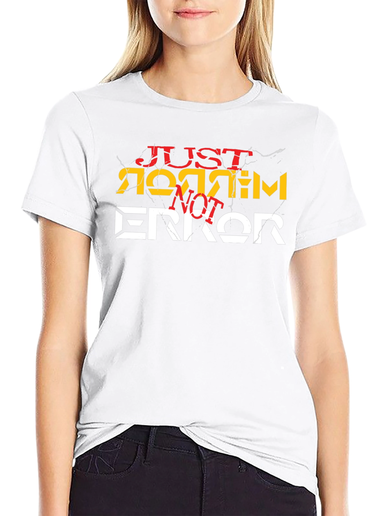 Just Not Sorry Error Black T-Shirt
