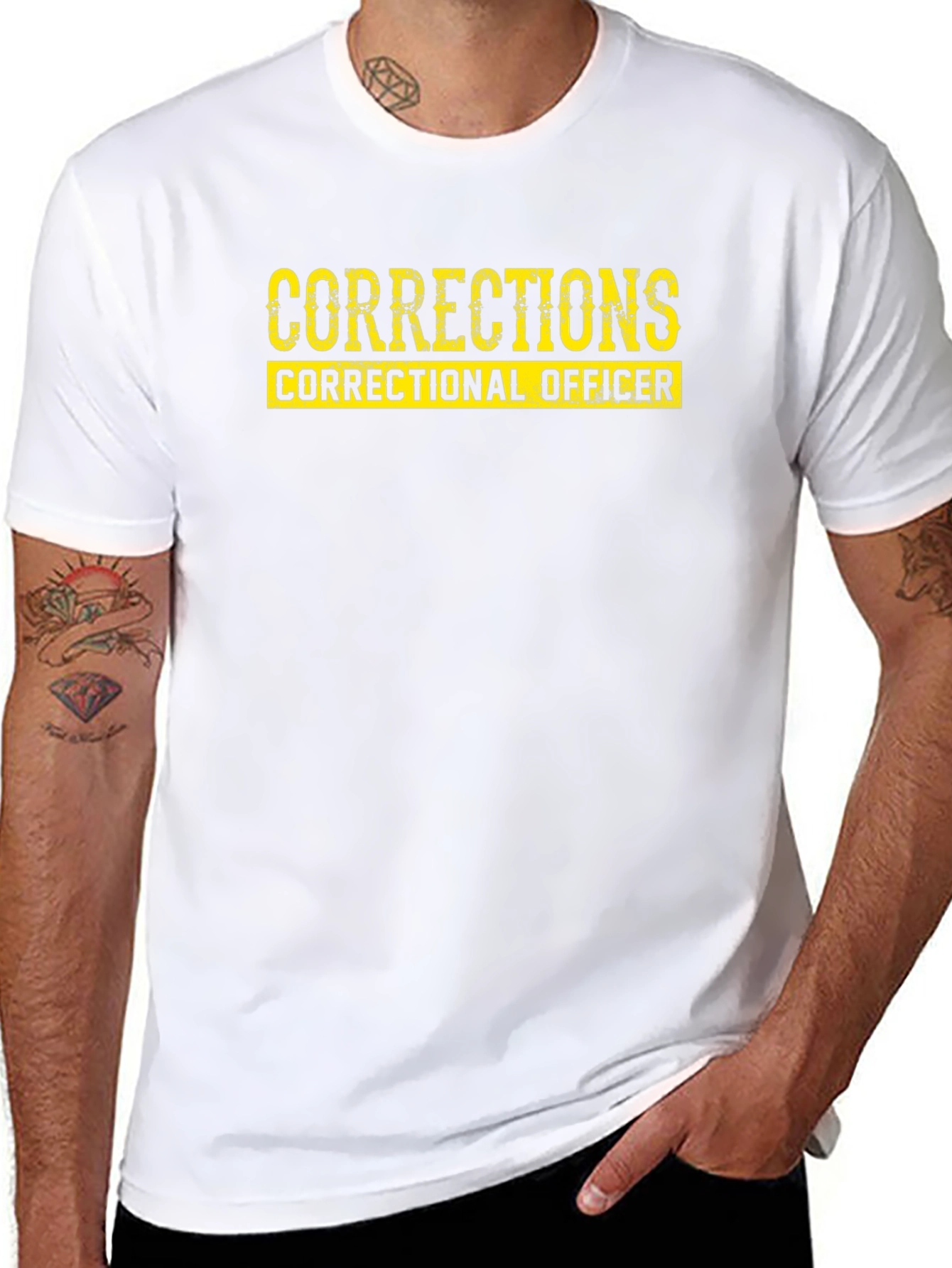 Corrections Correctional Officer Black T-Shirt