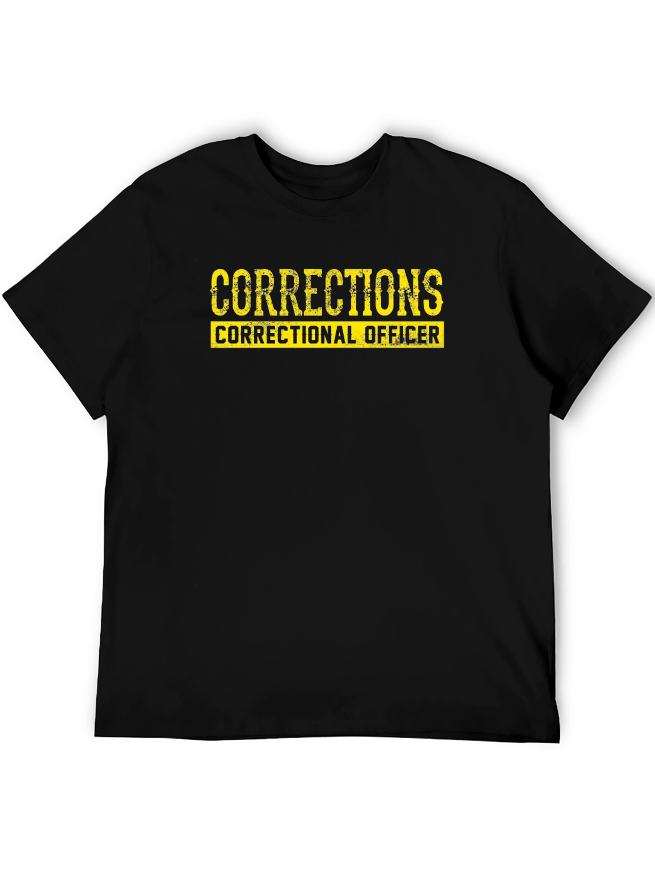 Corrections Correctional Officer Black T-Shirt
