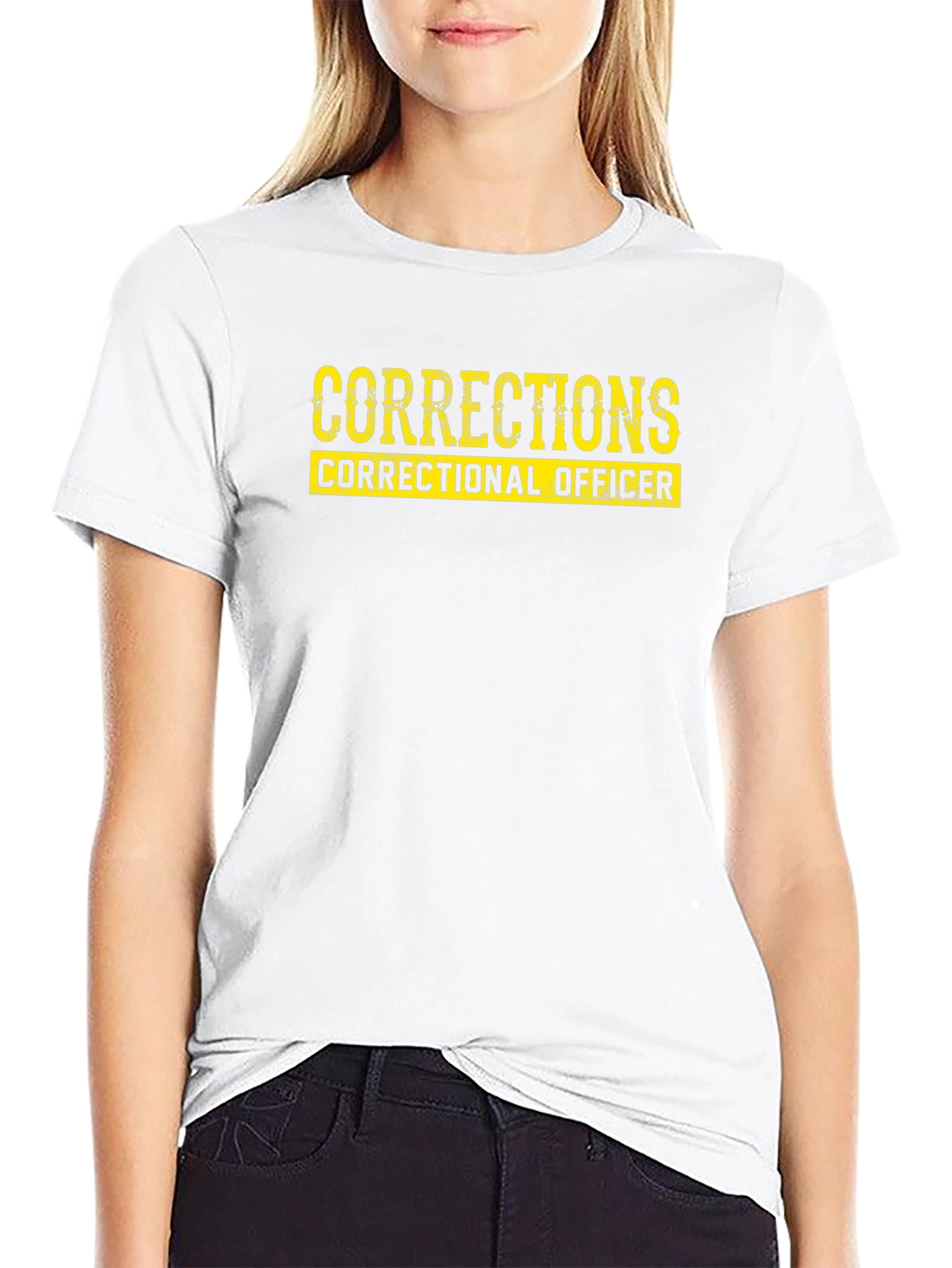 Corrections Correctional Officer Black T-Shirt