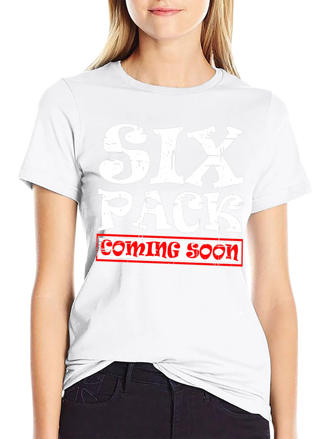 Six Pack Coming Soon Mens T-Shirt