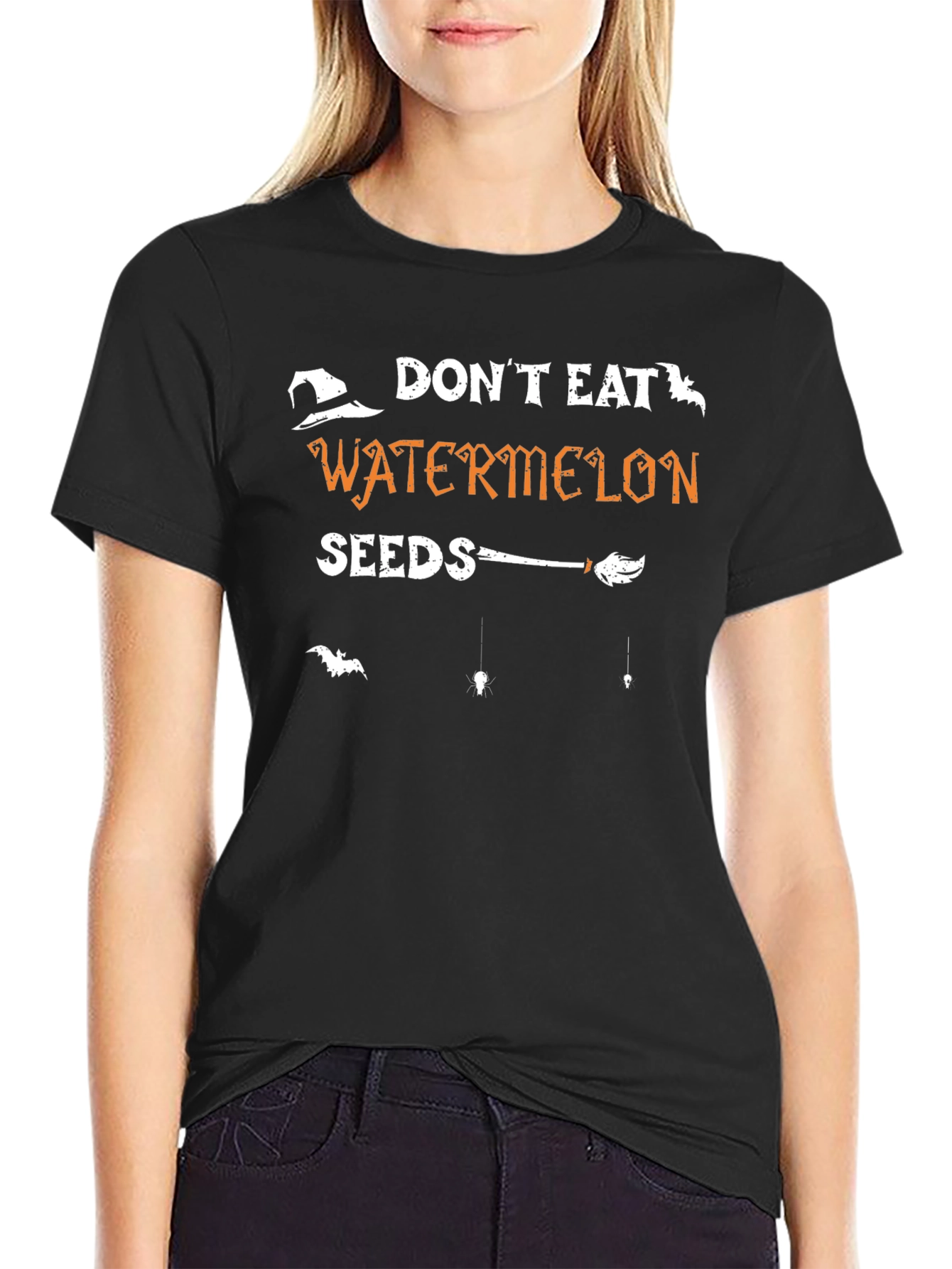 Dont Eat Watermelon Seeds Halloween T-Shirt