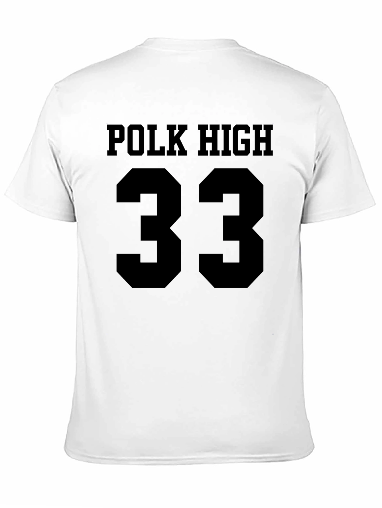 Polk High #33 T-Shirt - Classic Throwback Tee