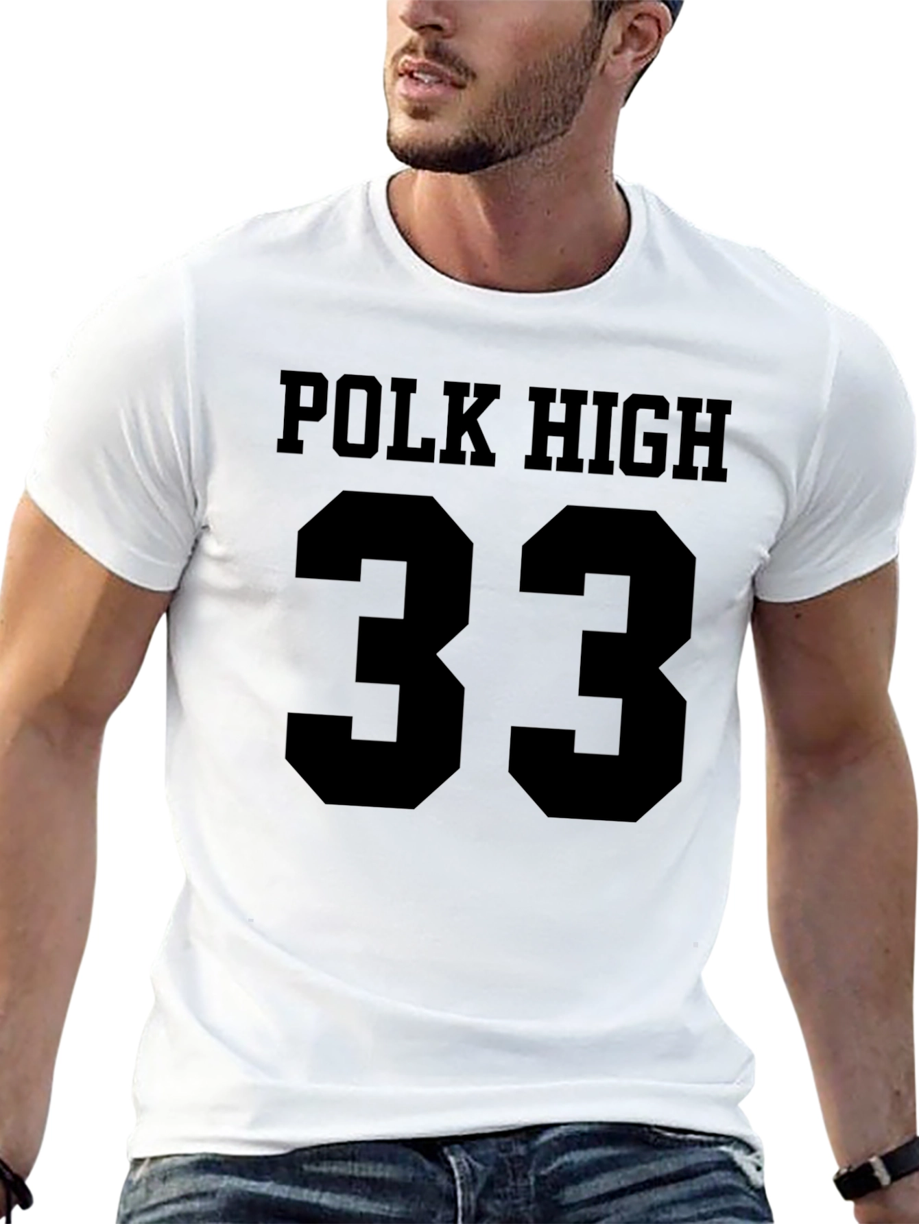 Polk High #33 T-Shirt - Classic Throwback Tee