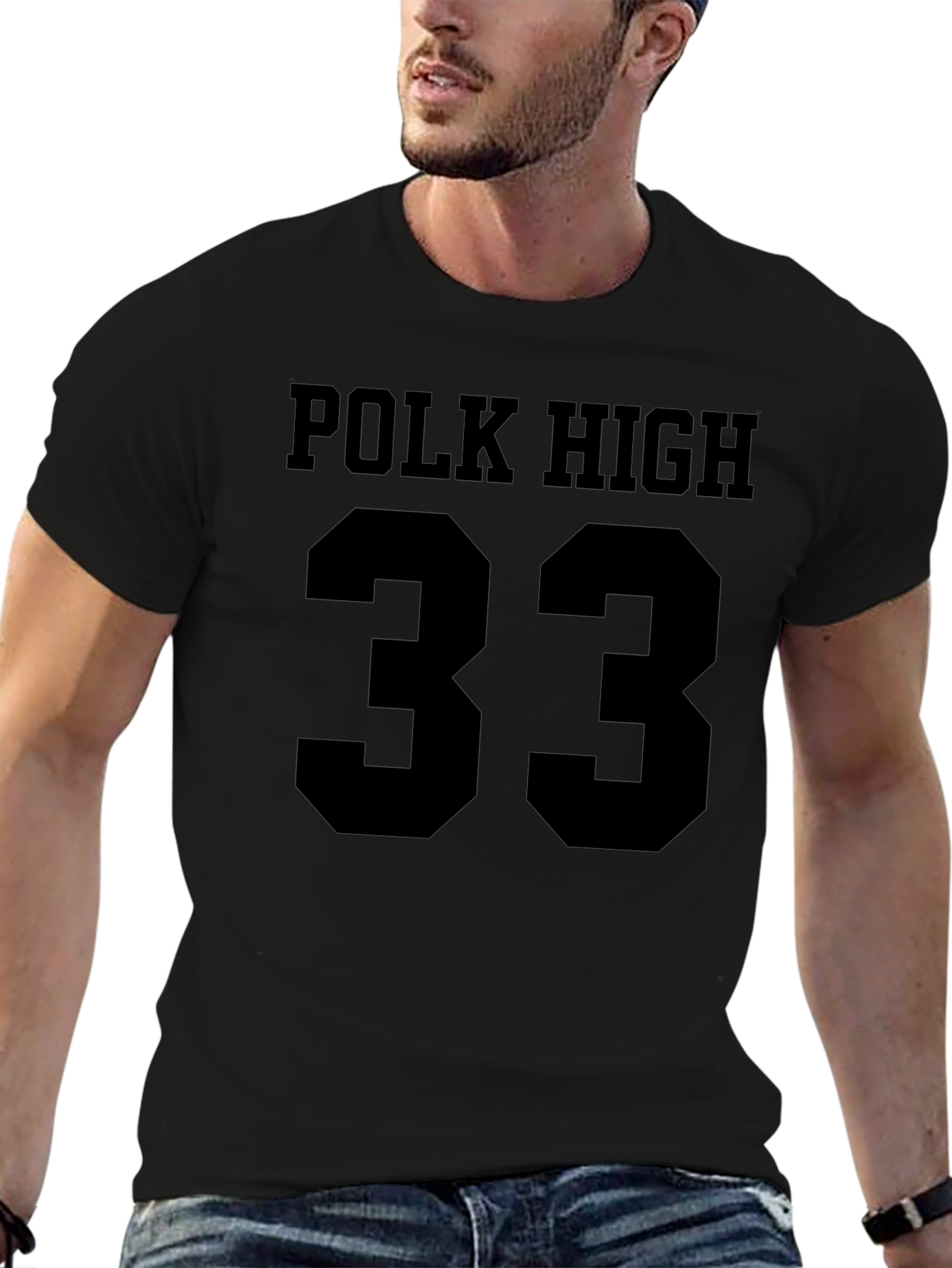 Polk High #33 T-Shirt - Classic Throwback Tee