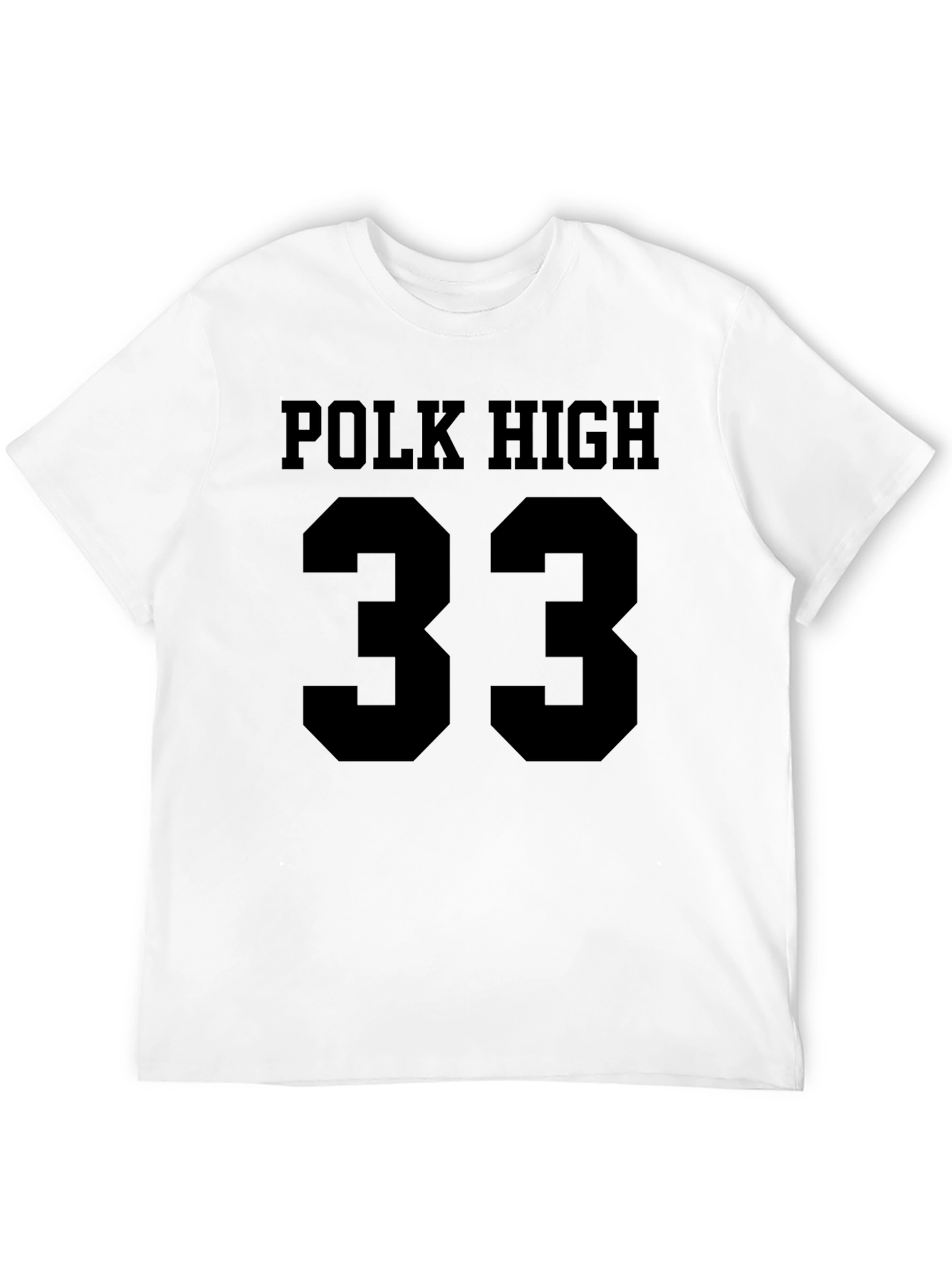 Polk High #33 T-Shirt - Classic Throwback Tee