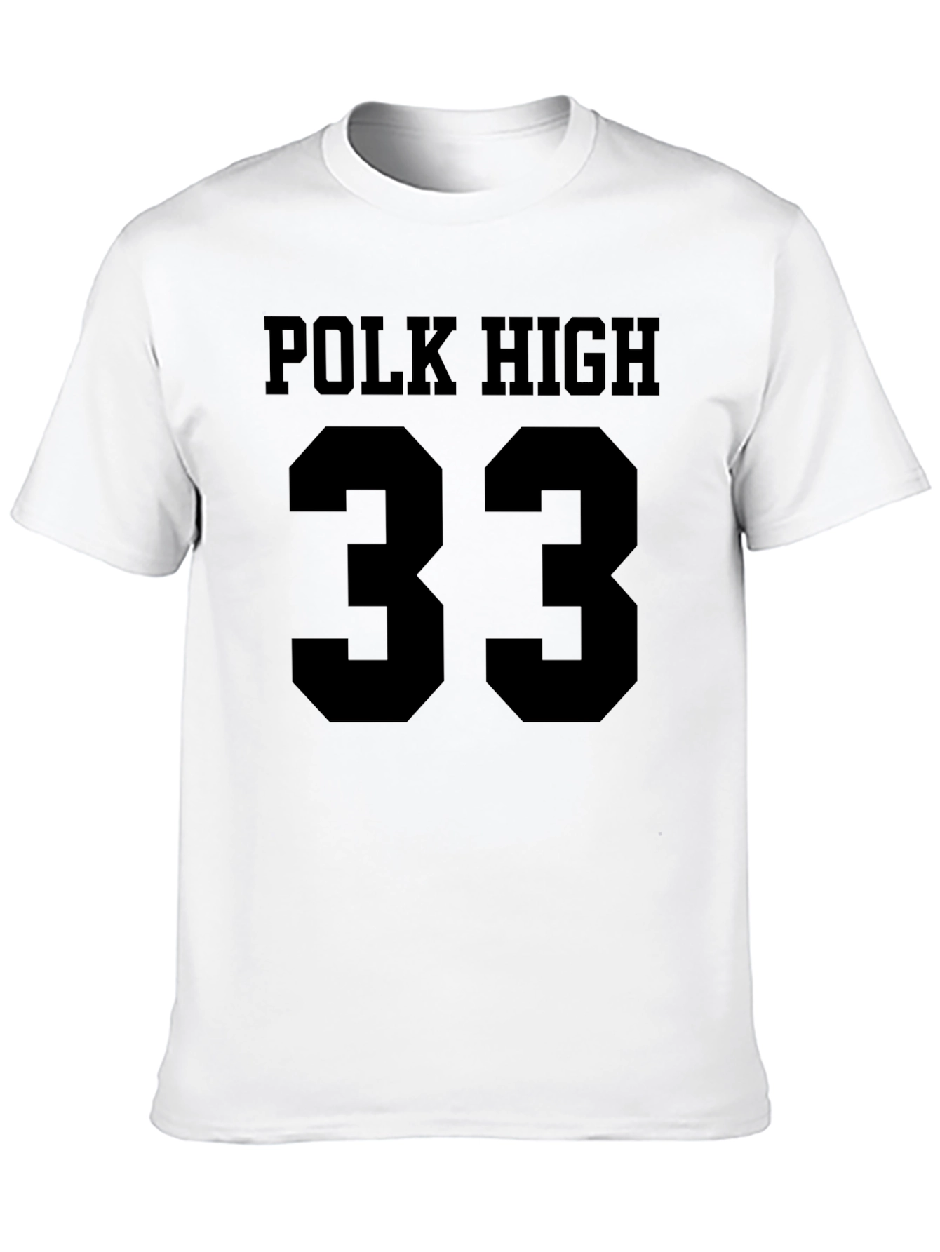 Polk High #33 T-Shirt - Classic Throwback Tee