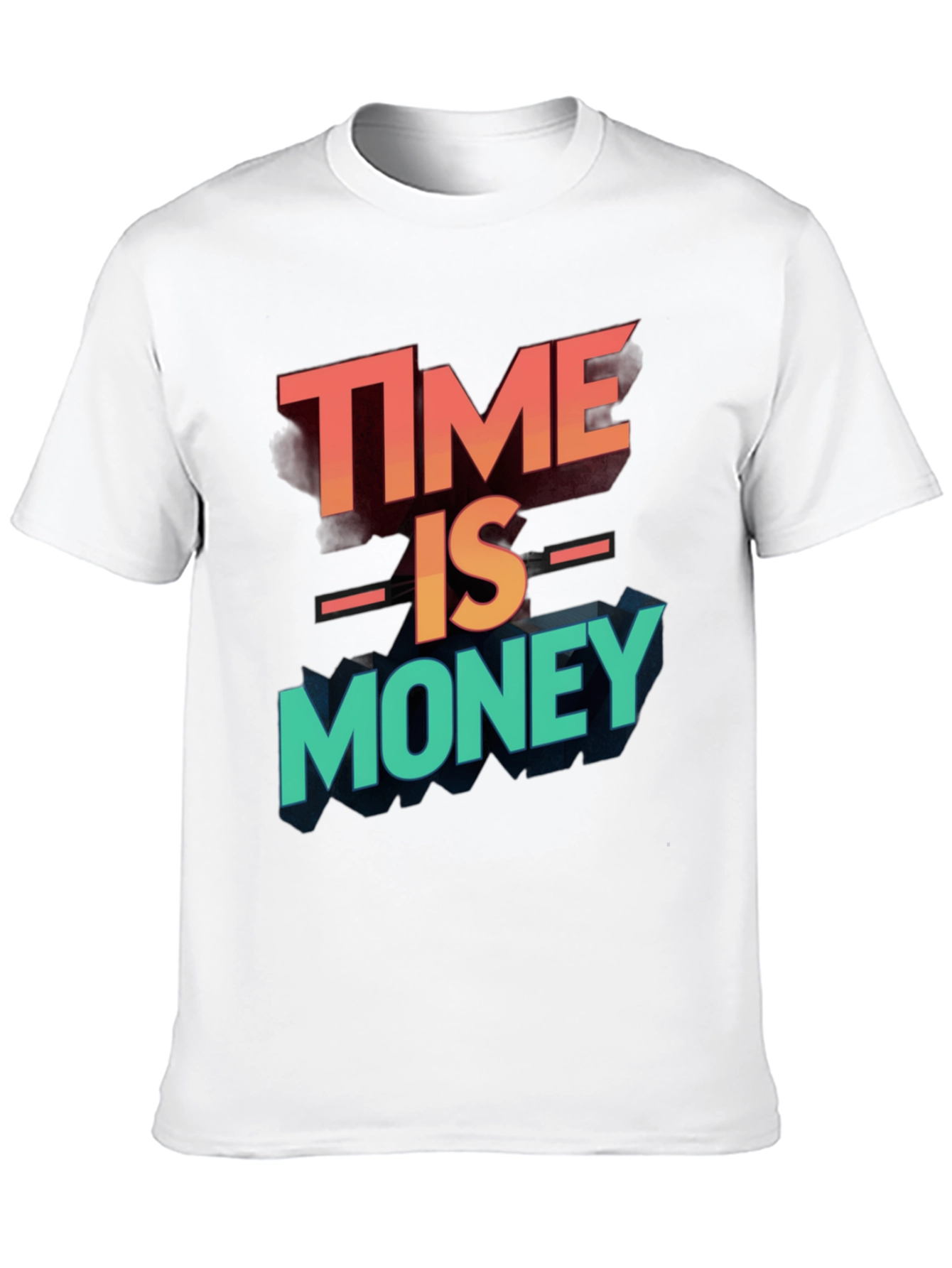 Time is Money Graphic Tee - Black