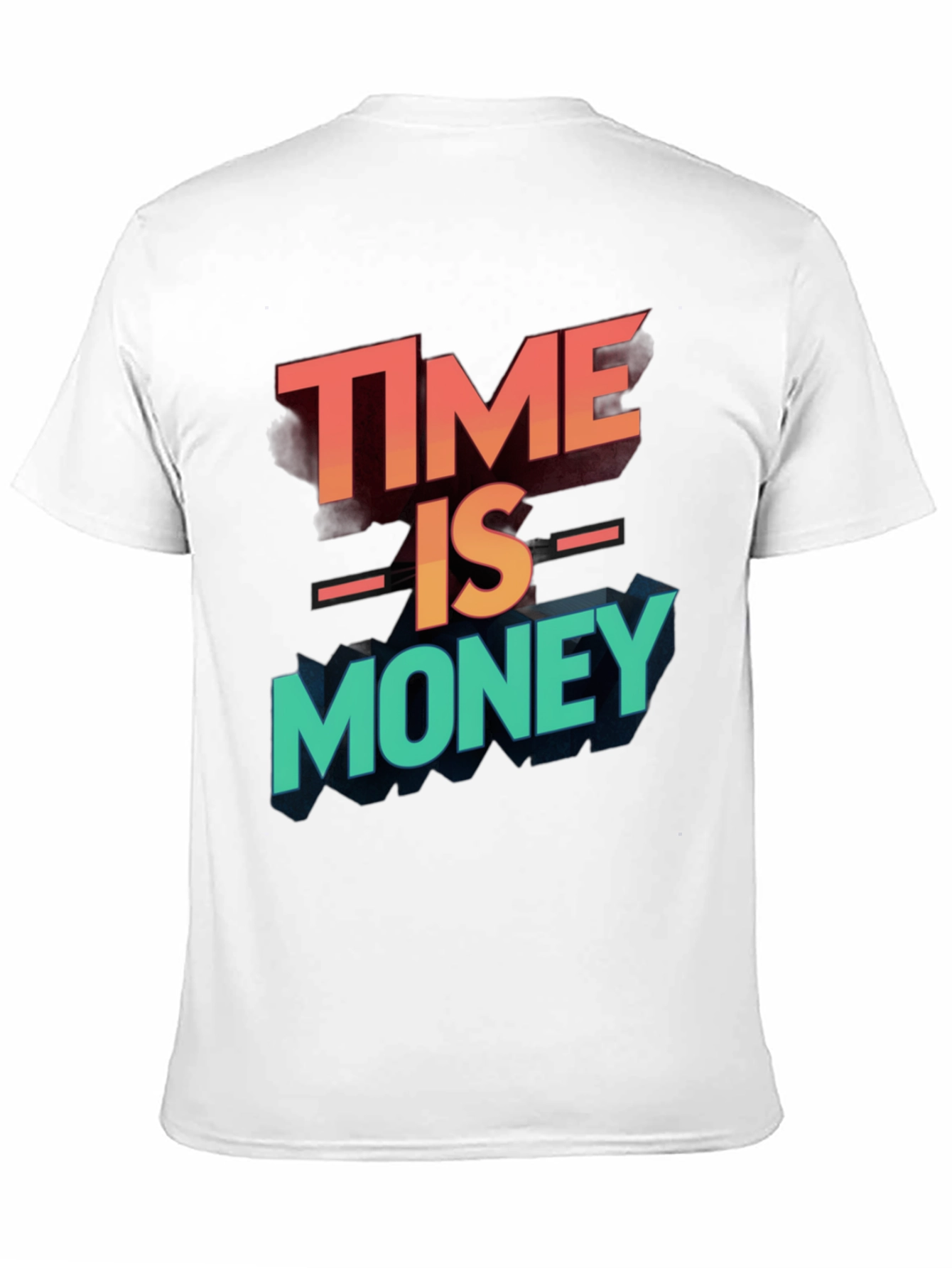 Time is Money Graphic Tee - Black