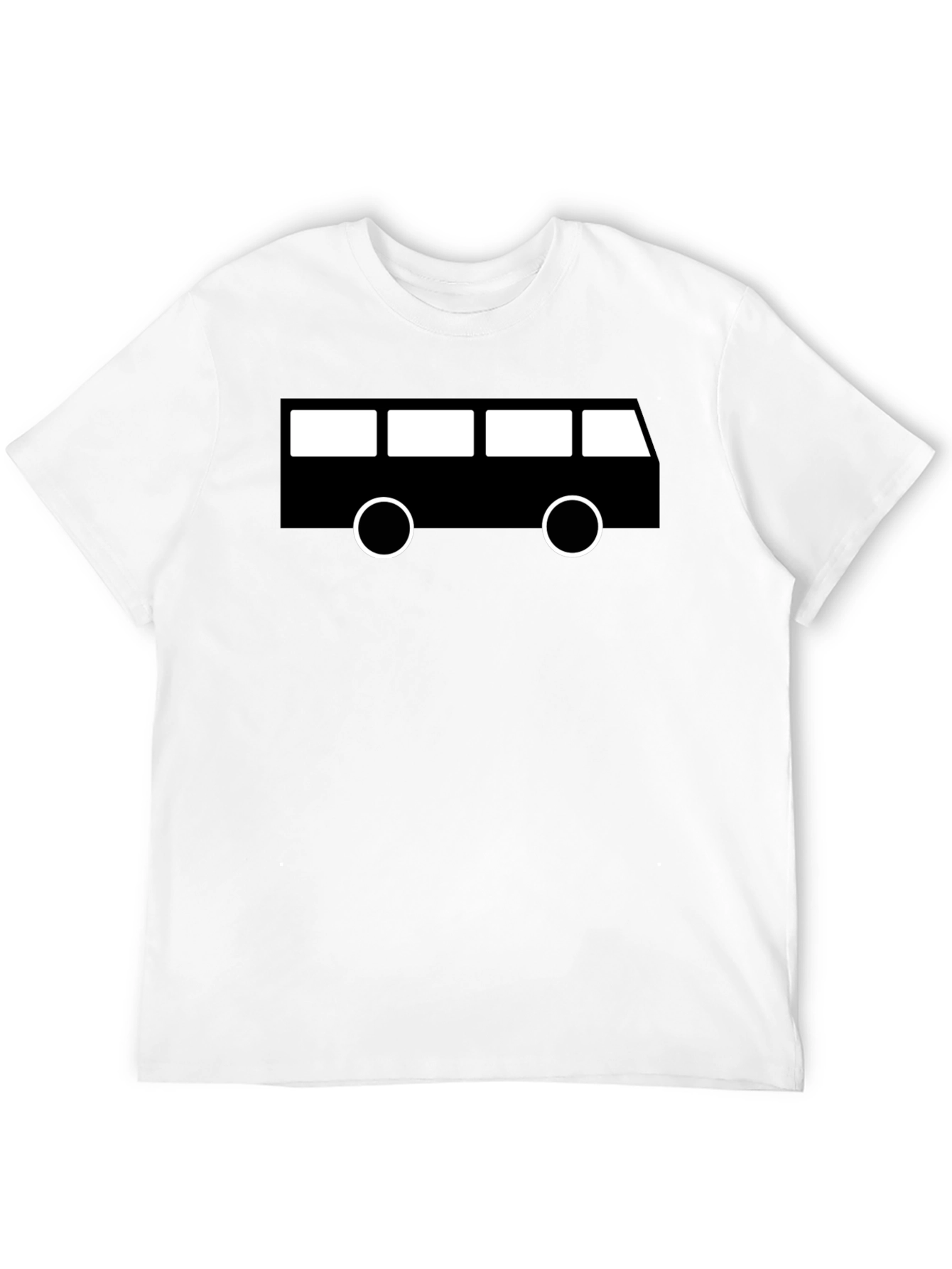 Retro Bus Graphic Tee - Black