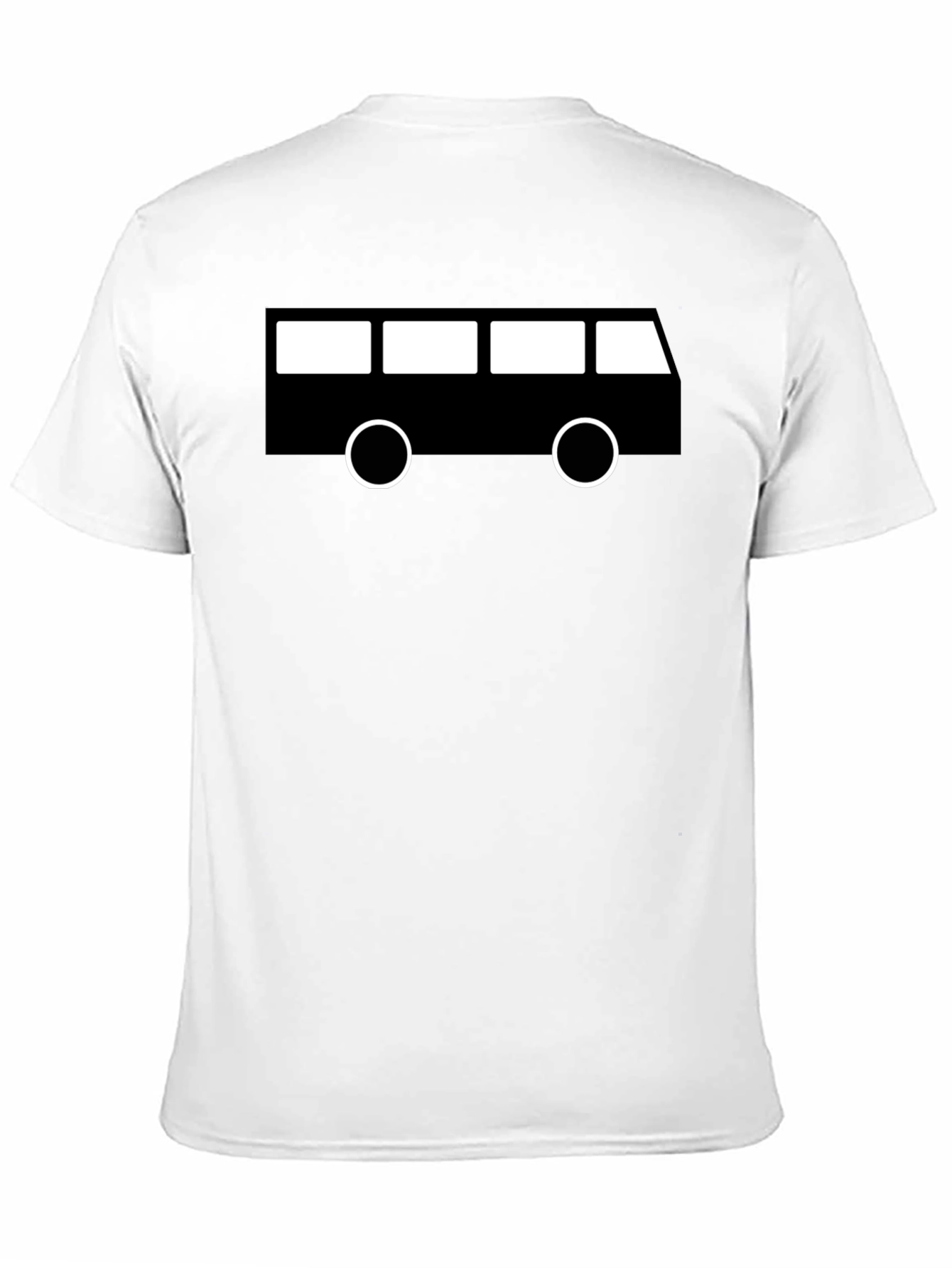 Retro Bus Graphic Tee - Black