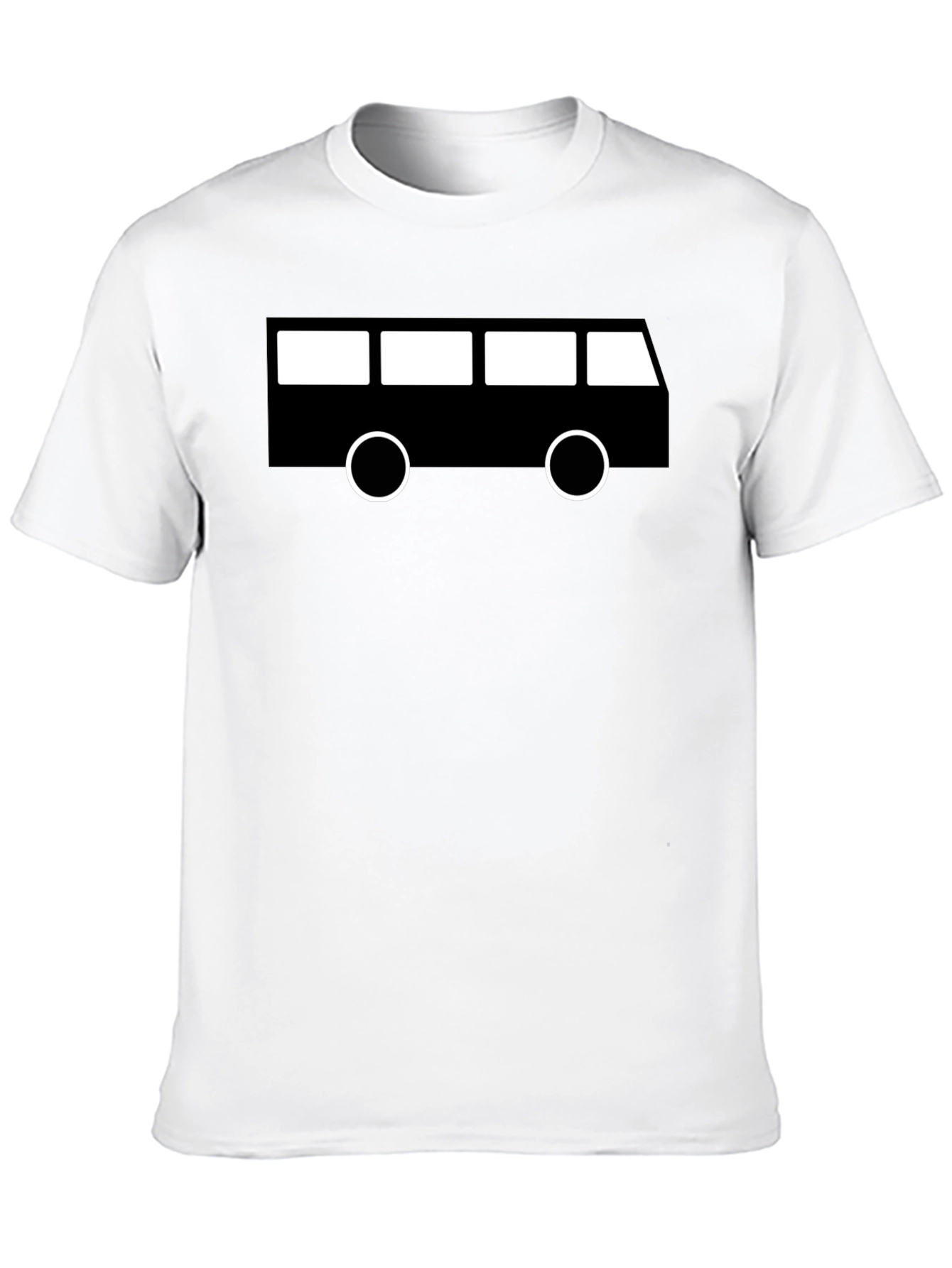 Retro Bus Graphic Tee - Black