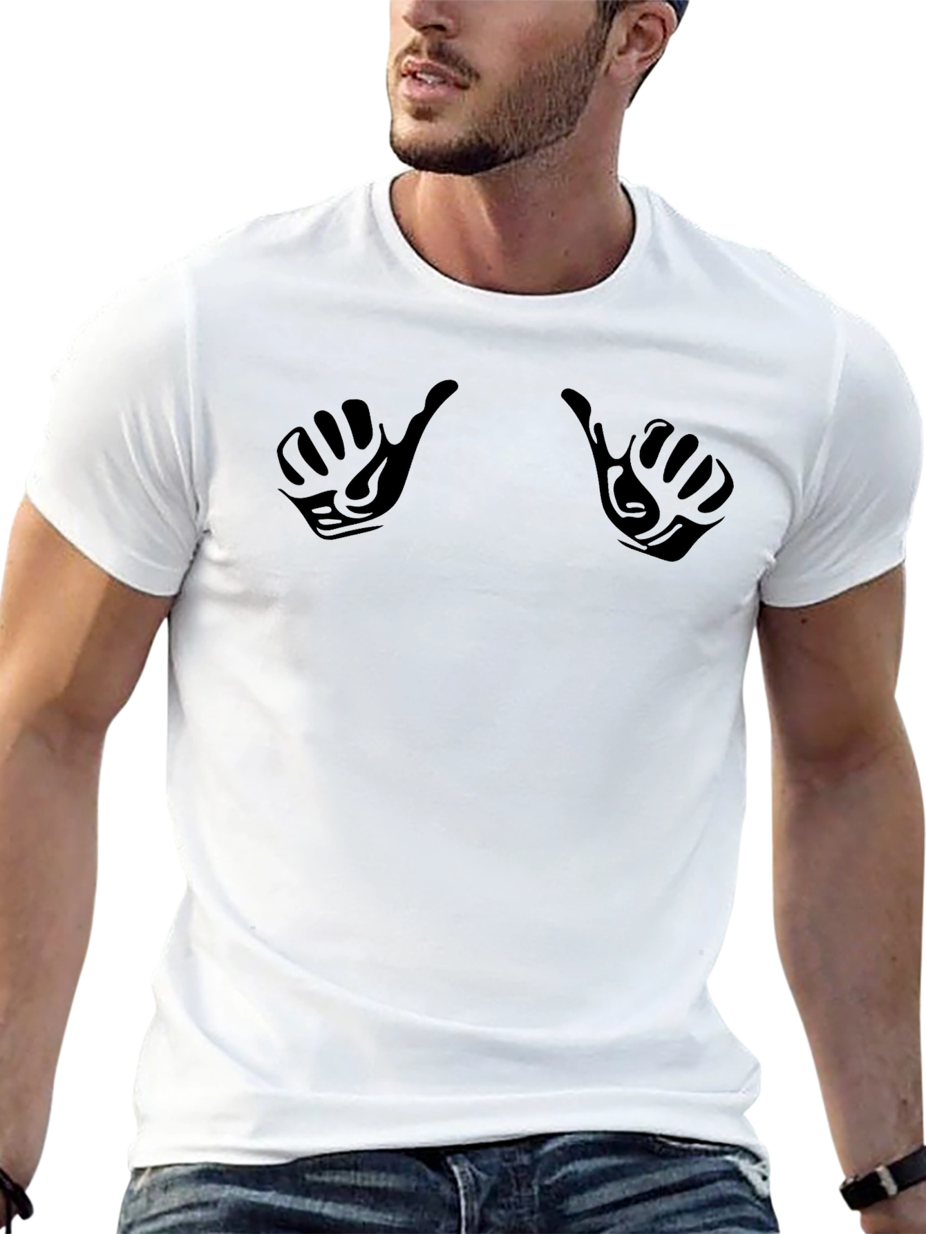 Black Hang Loose T-Shirt