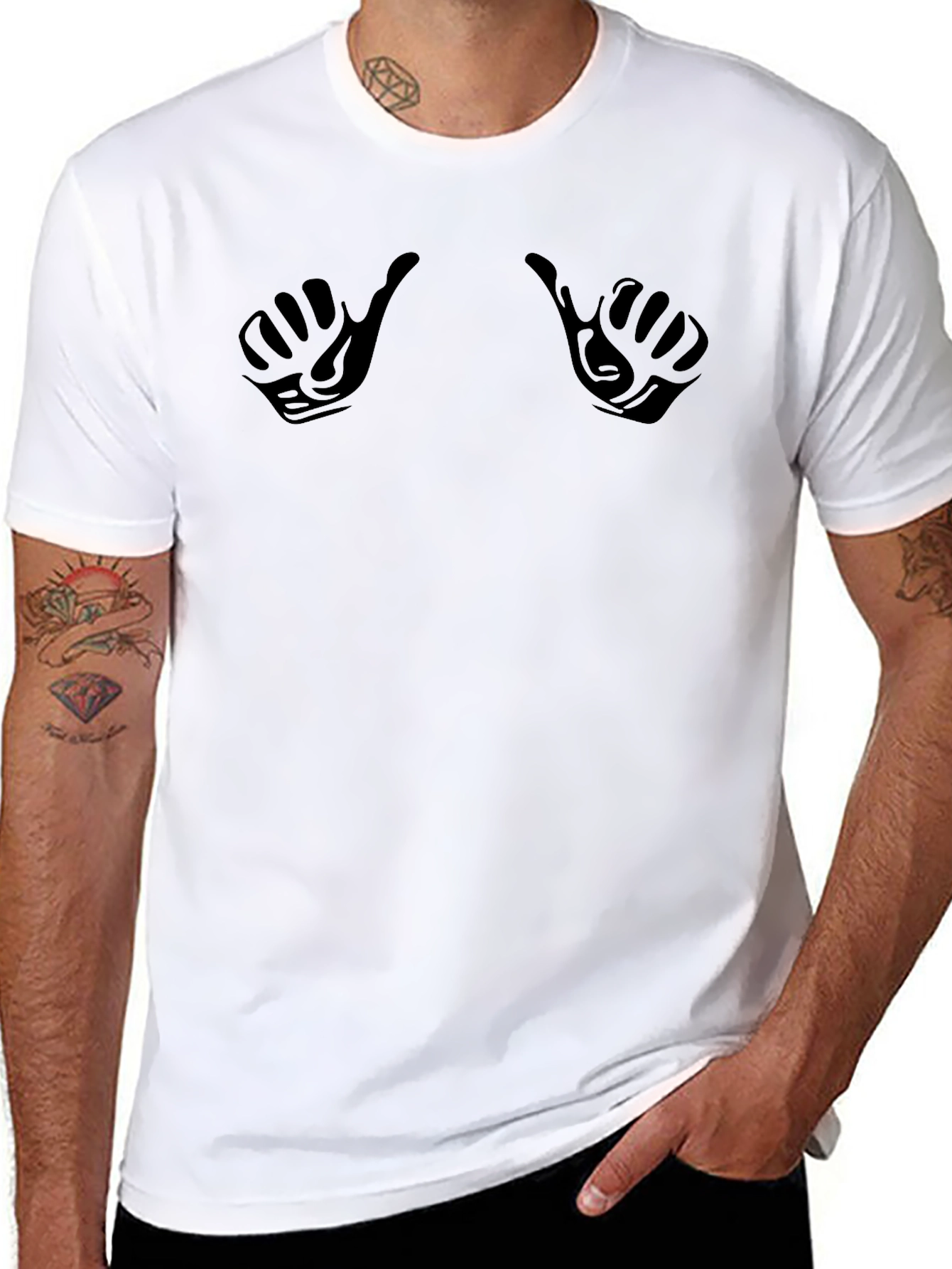 Black Hang Loose T-Shirt