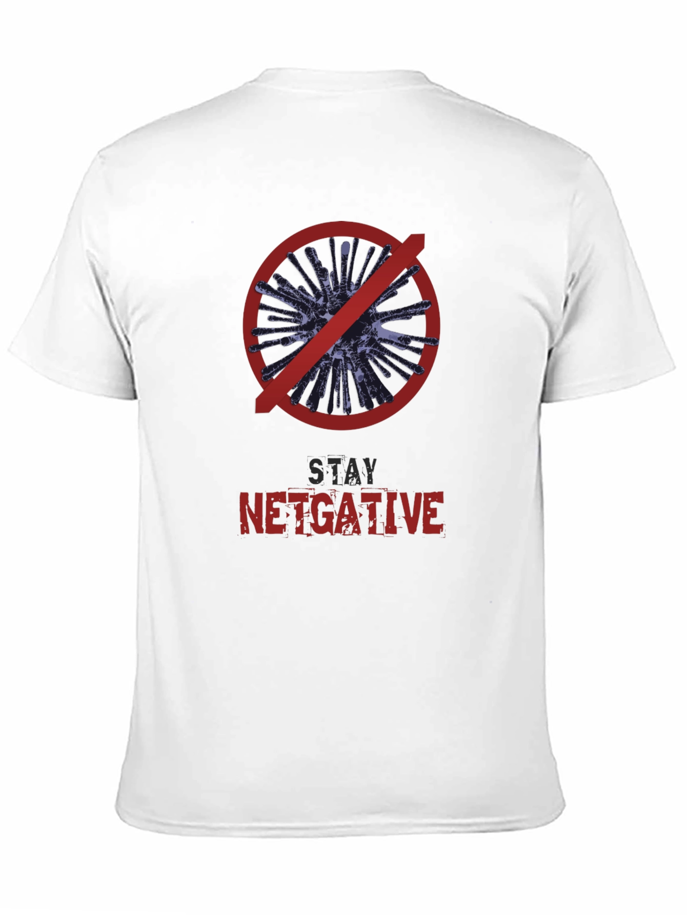 Stay Netgative Black Graphic Tee