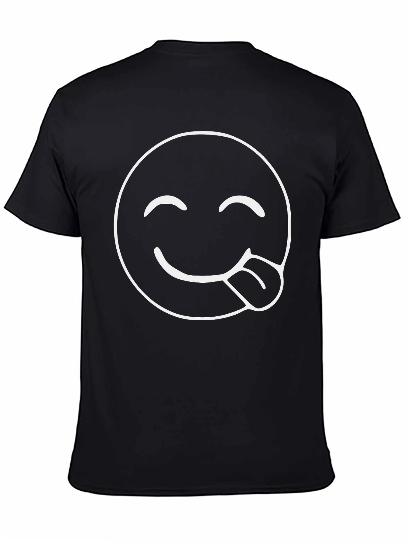 Funny Emoji T-Shirt - Cheeky Tongue Graphic Tee