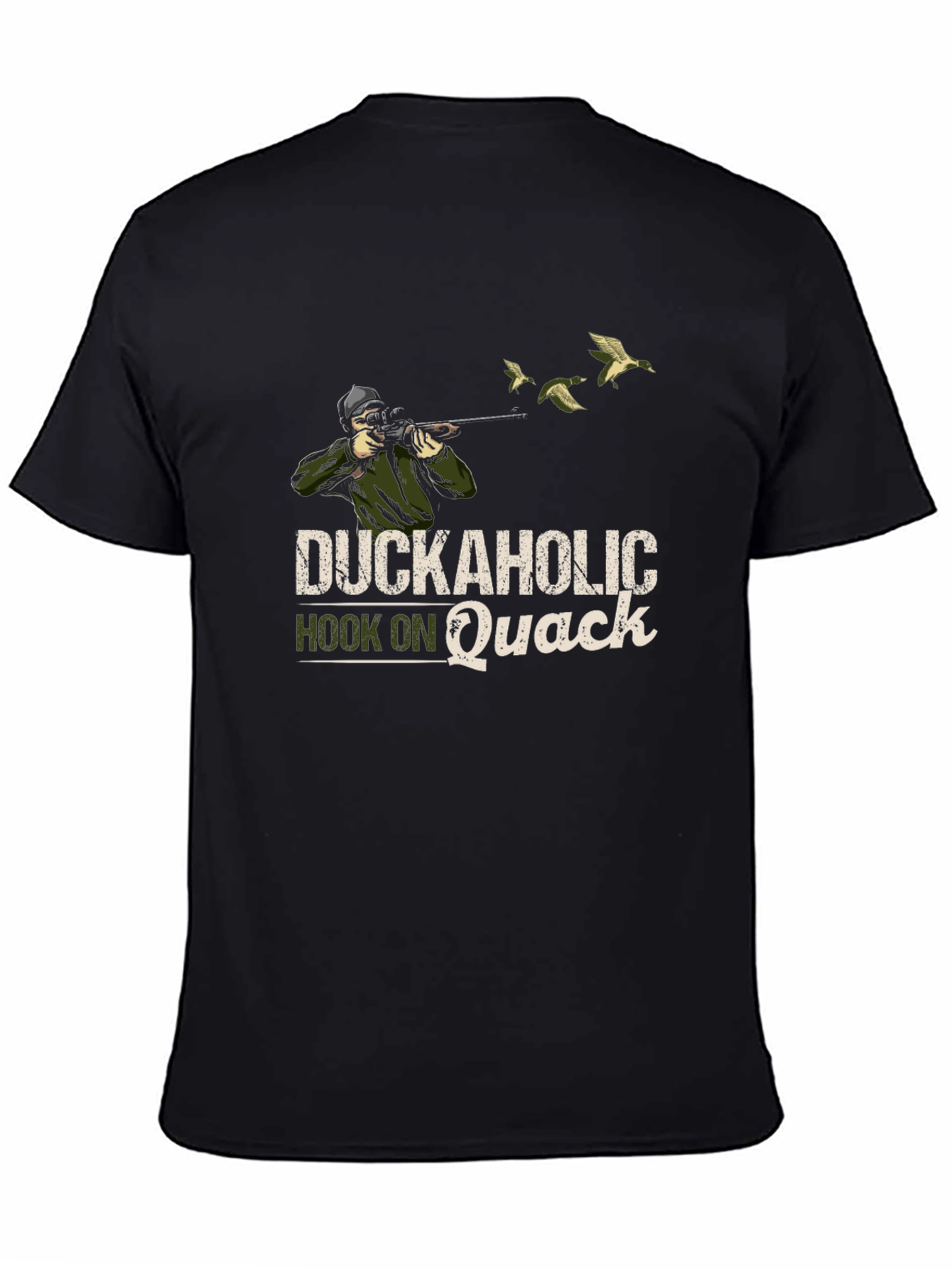 Duckaholic T-Shirt - Hook on Quack Hunting Tee