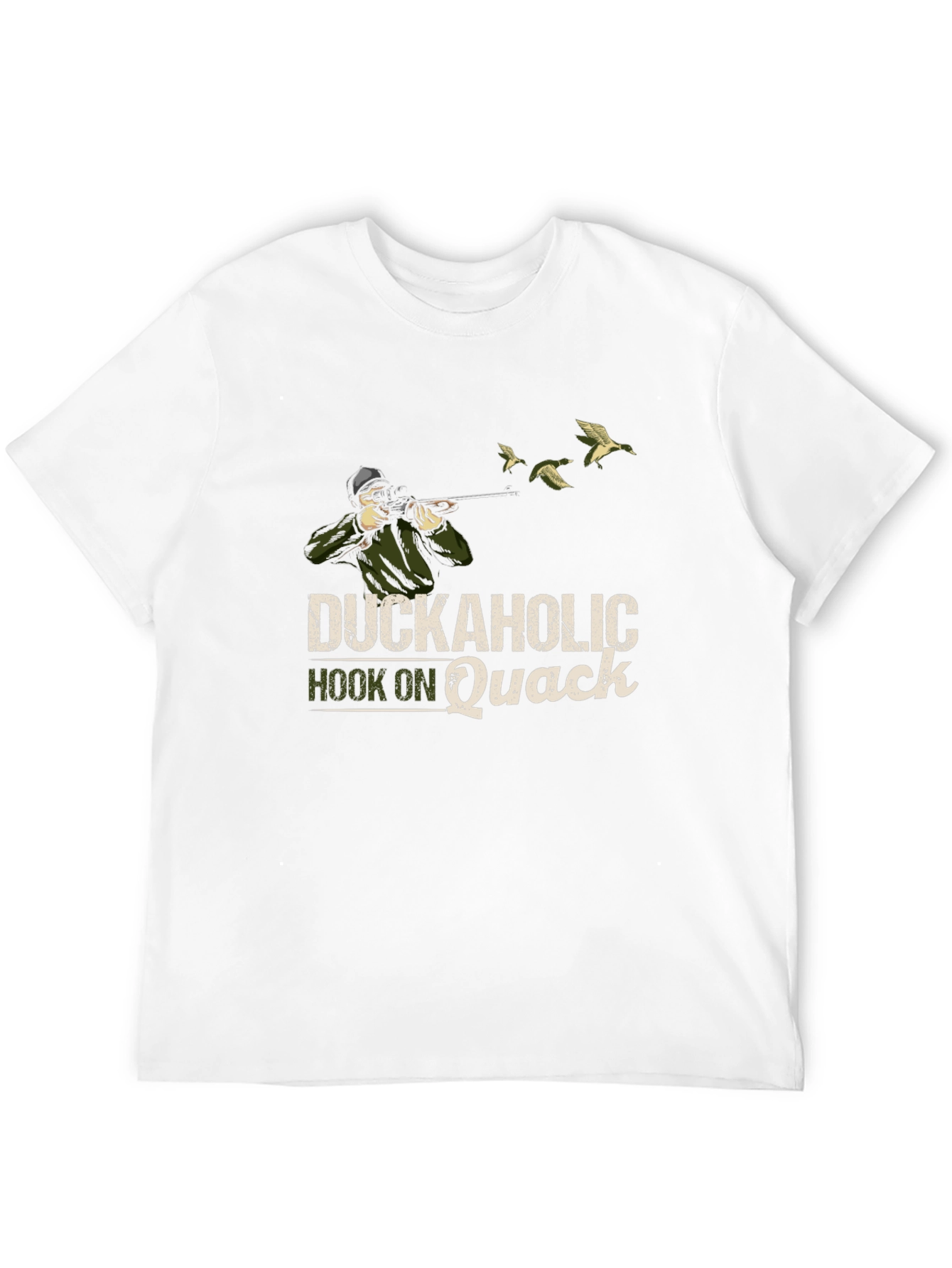Duckaholic T-Shirt - Hook on Quack Hunting Tee