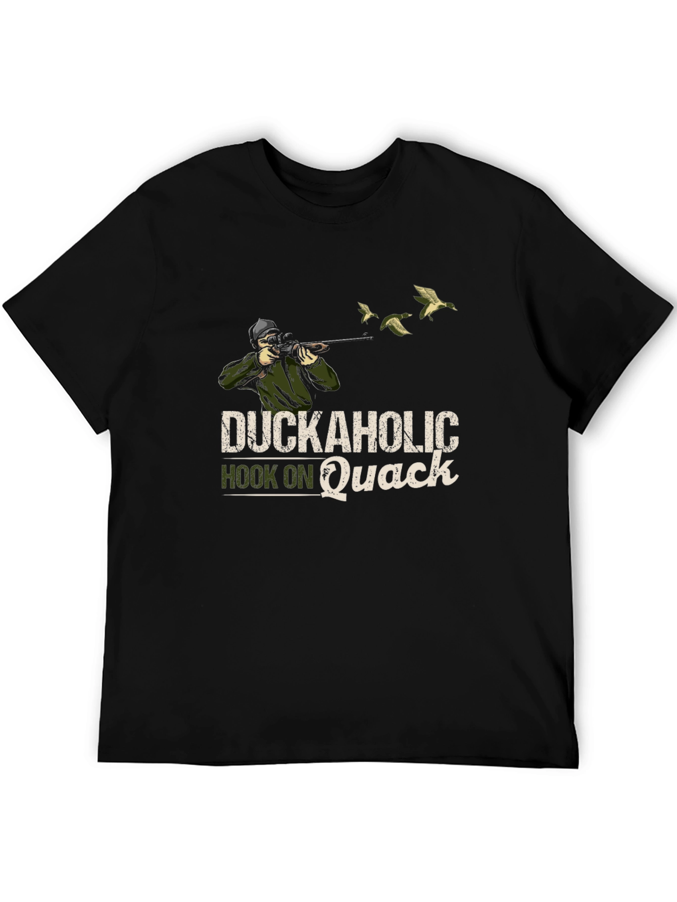 Duckaholic T-Shirt - Hook on Quack Hunting Tee