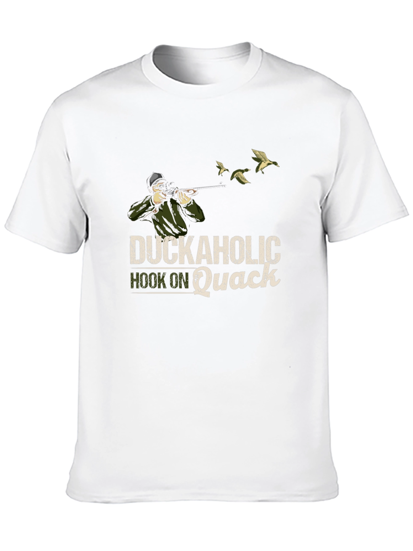 Duckaholic T-Shirt - Hook on Quack Hunting Tee