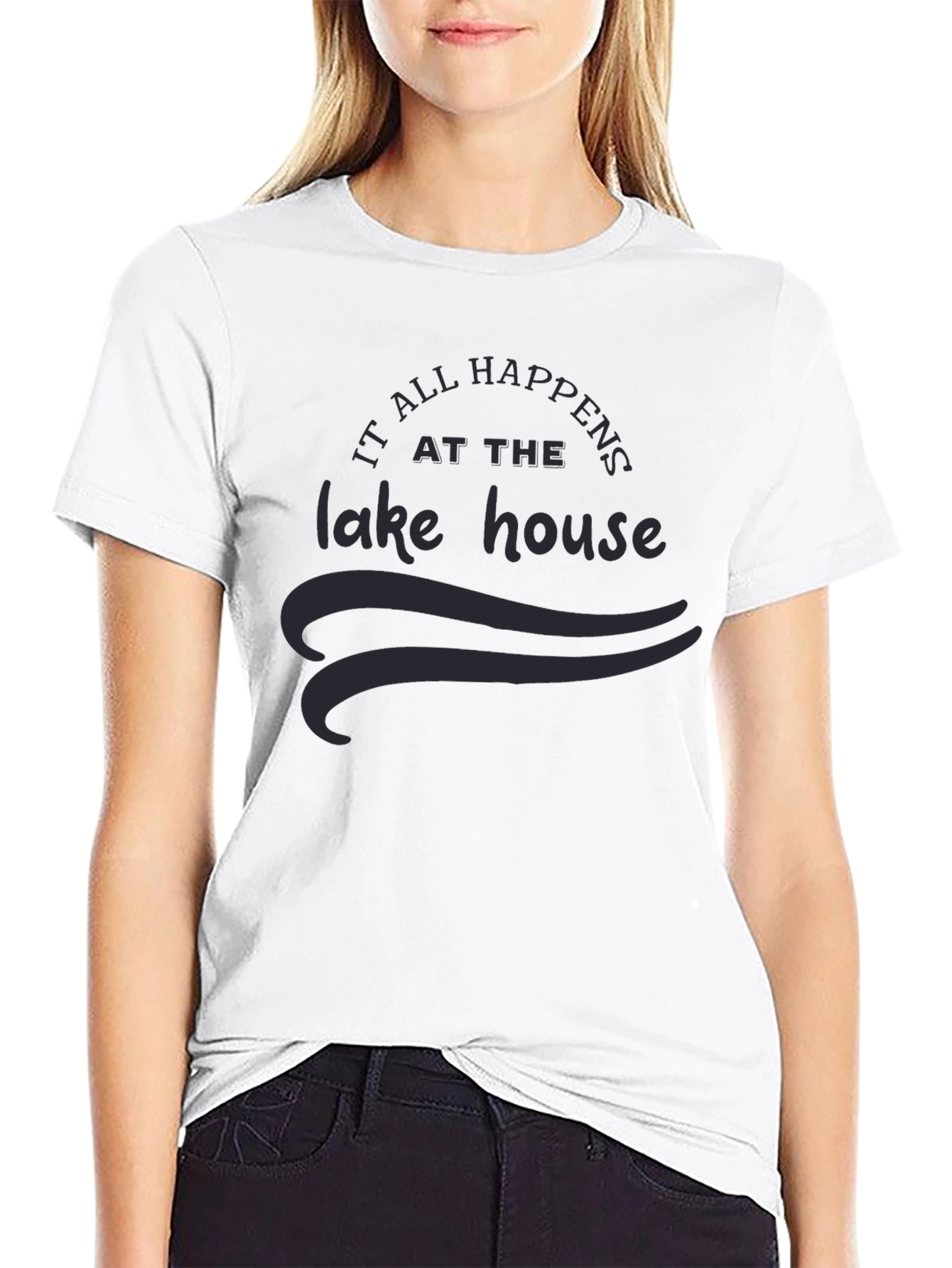 Lake House T-Shirt - All Happens at The Lake