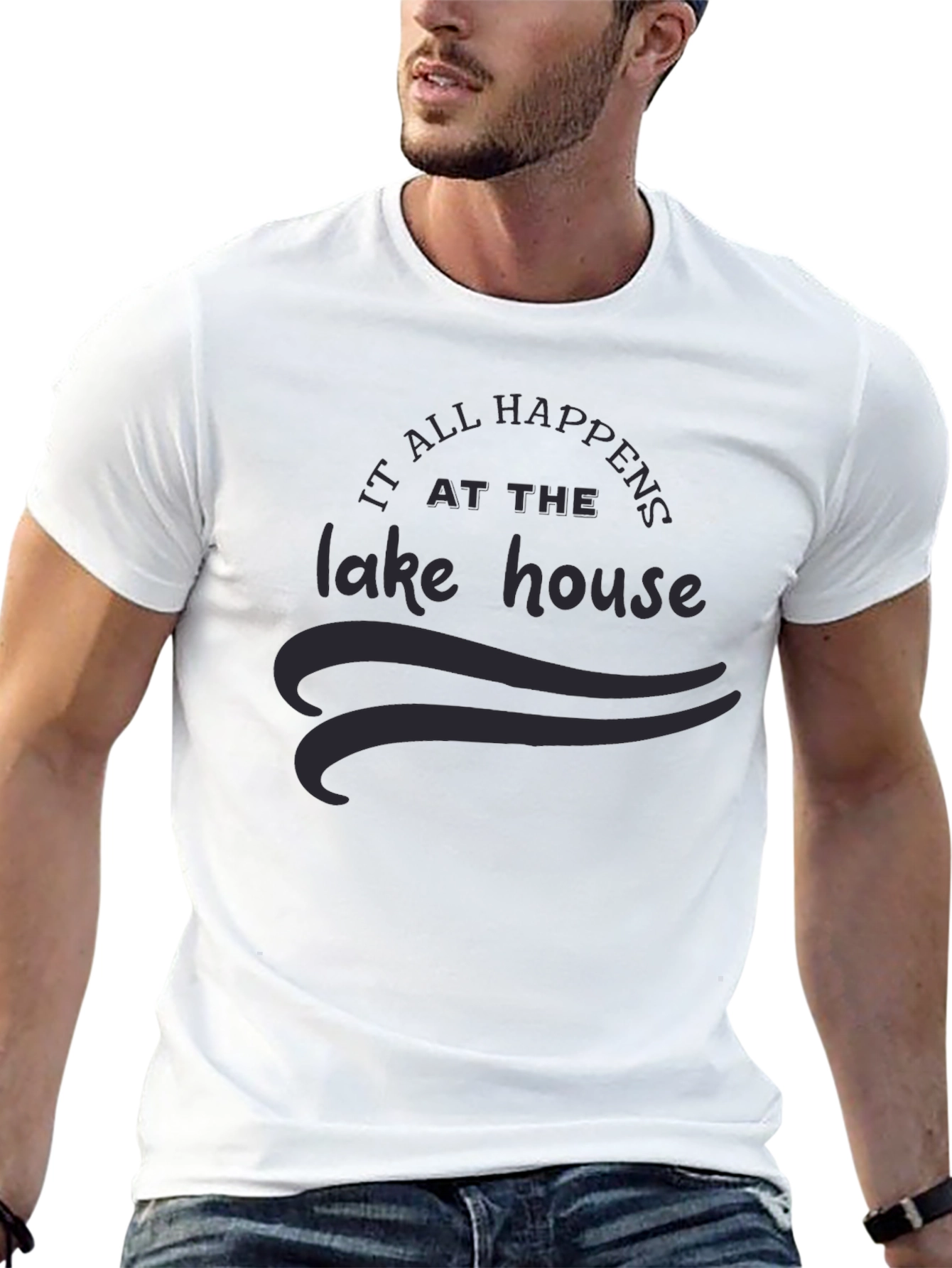 Lake House T-Shirt - All Happens at The Lake