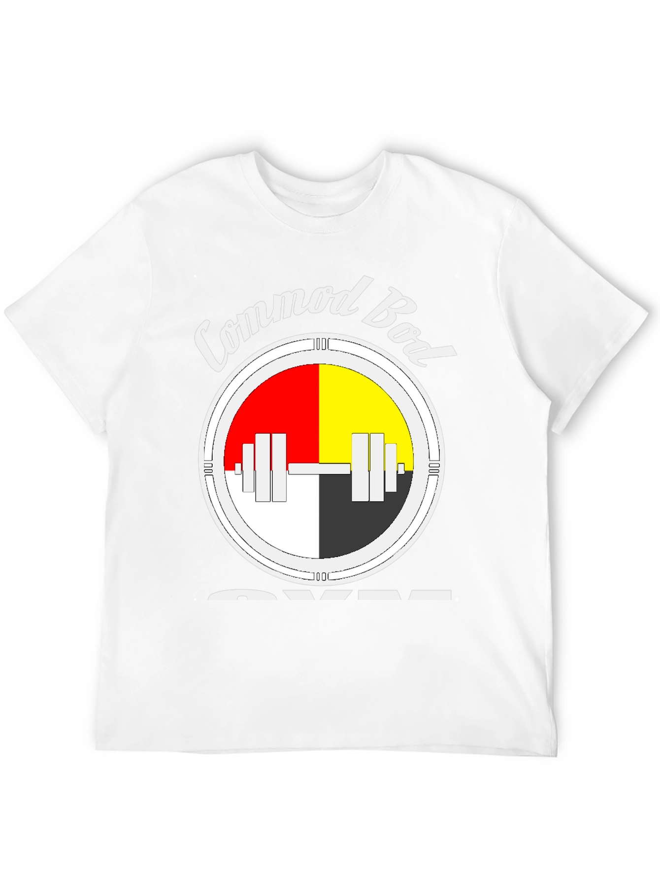 Commod Bod Gym Black Graphic T-Shirt