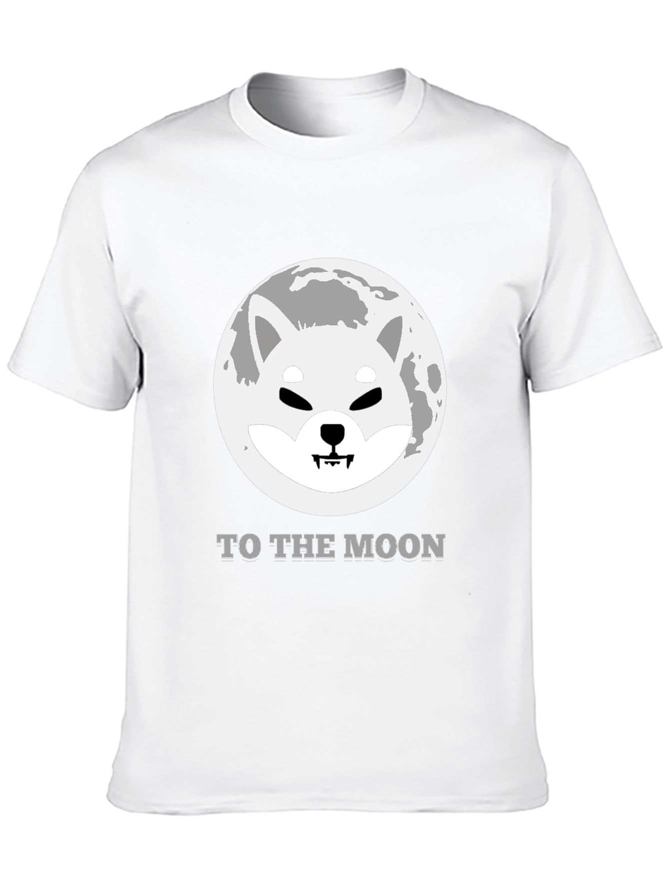 Shiba Inu To The Moon Black T-Shirt