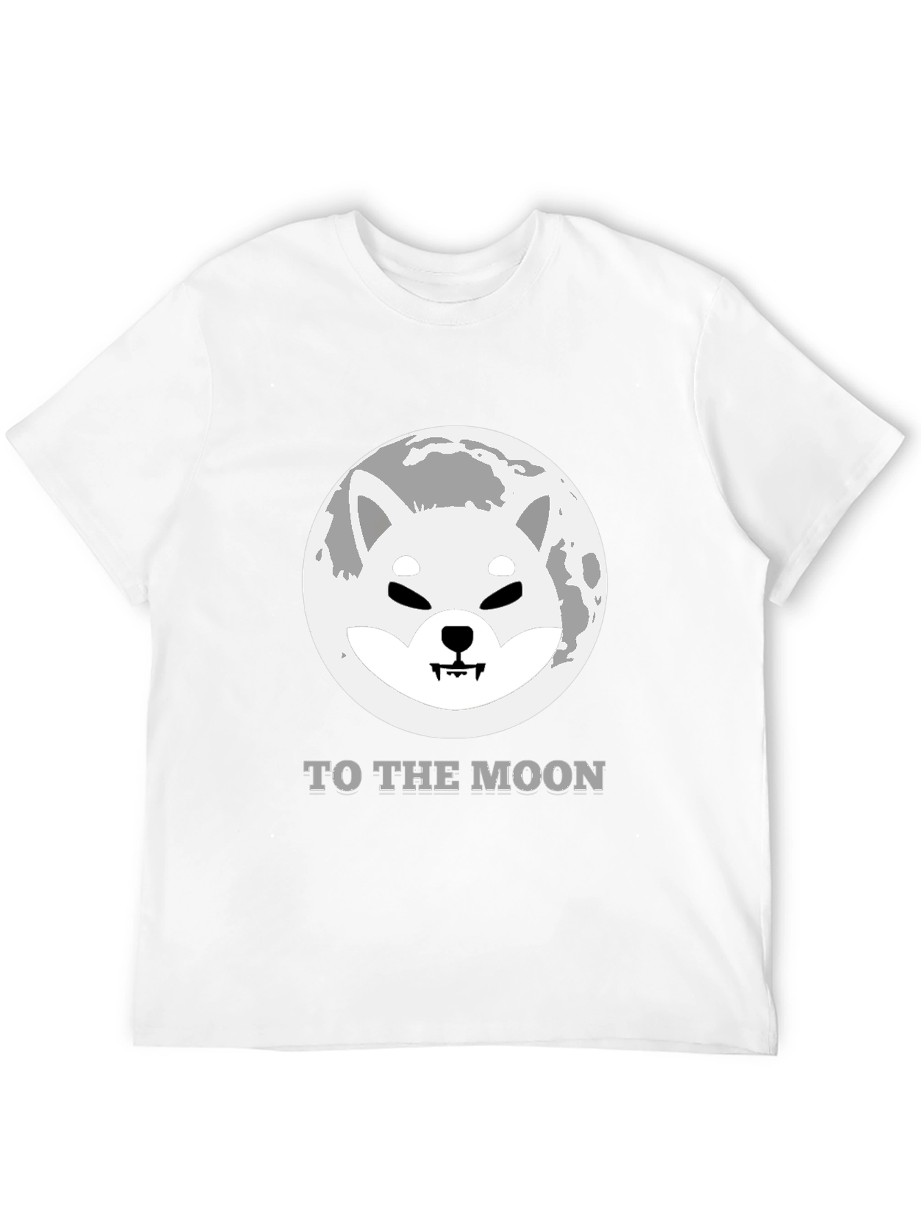 Shiba Inu To The Moon Black T-Shirt