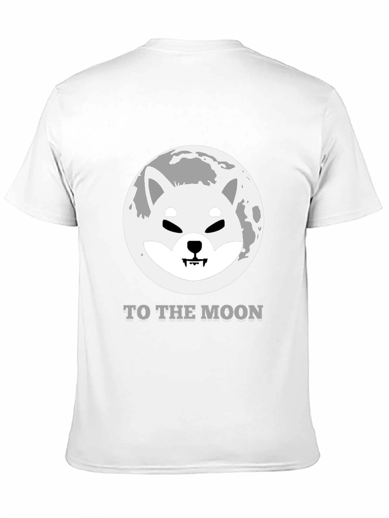 Shiba Inu To The Moon Black T-Shirt