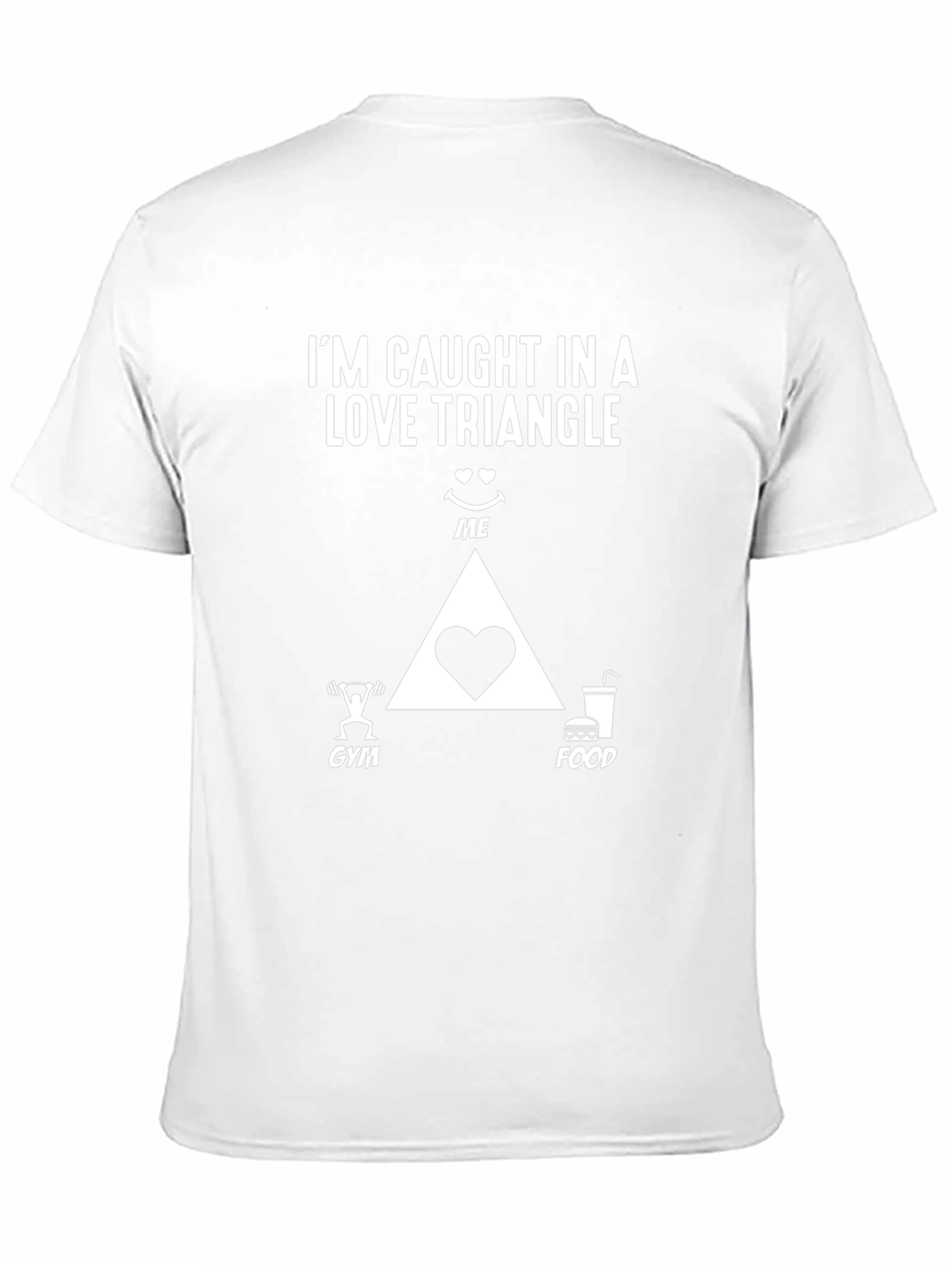 Love Triangle Gym Food T-Shirt