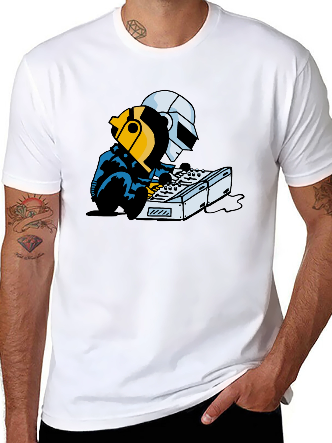 Daft Punk T-Shirt - Music Duo Graphic Tee