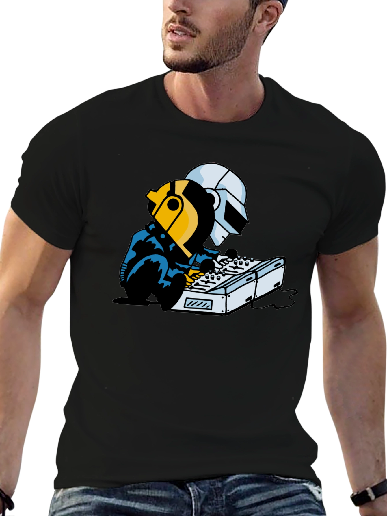 Daft Punk T-Shirt - Music Duo Graphic Tee