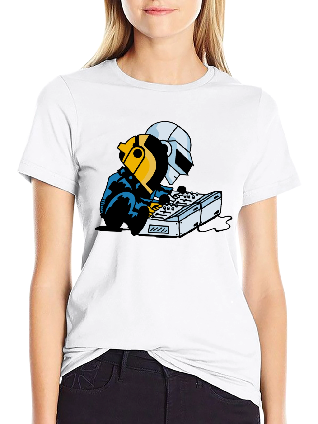 Daft Punk T-Shirt - Music Duo Graphic Tee
