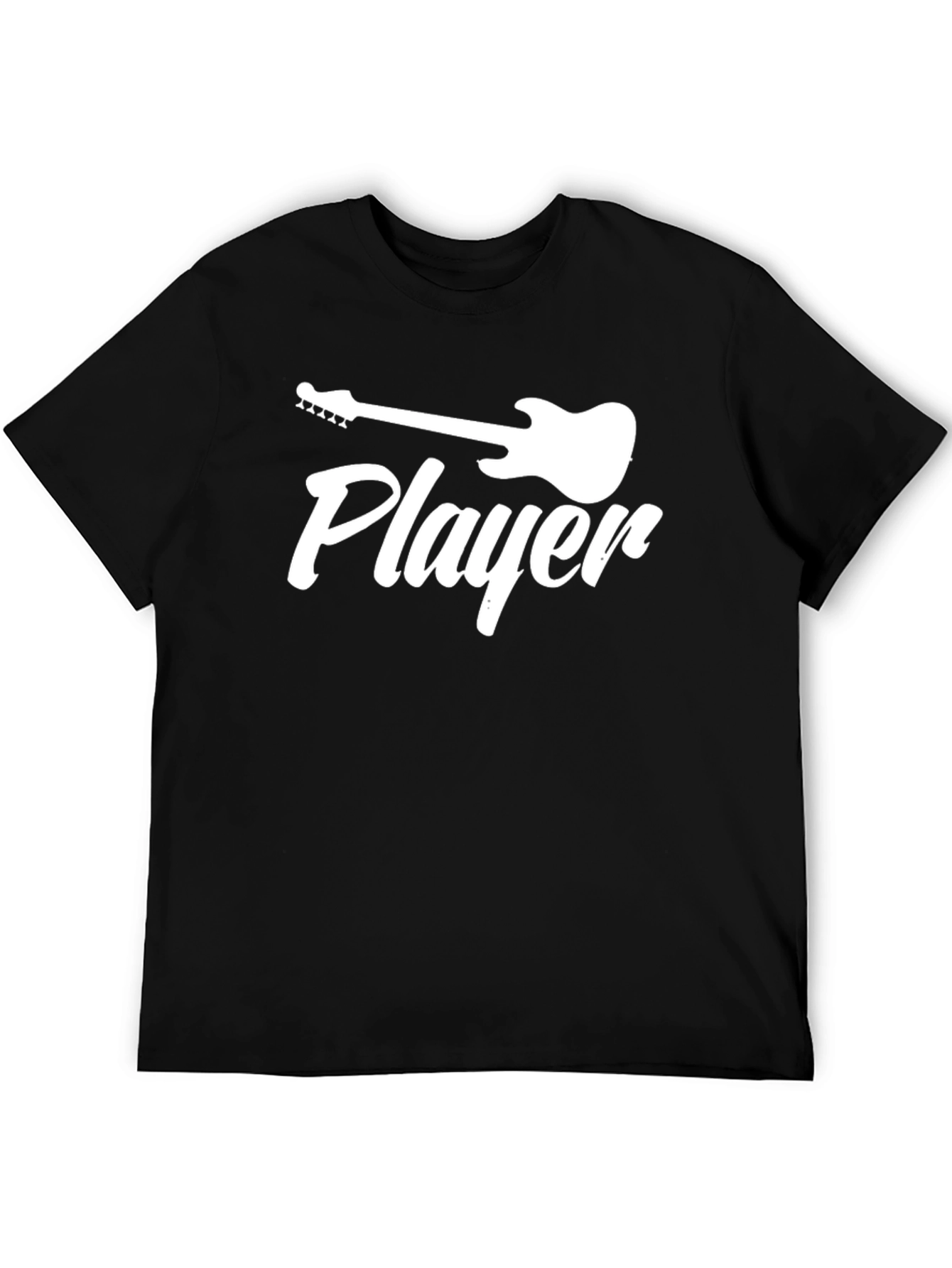 Guitar Player Black T-Shirt