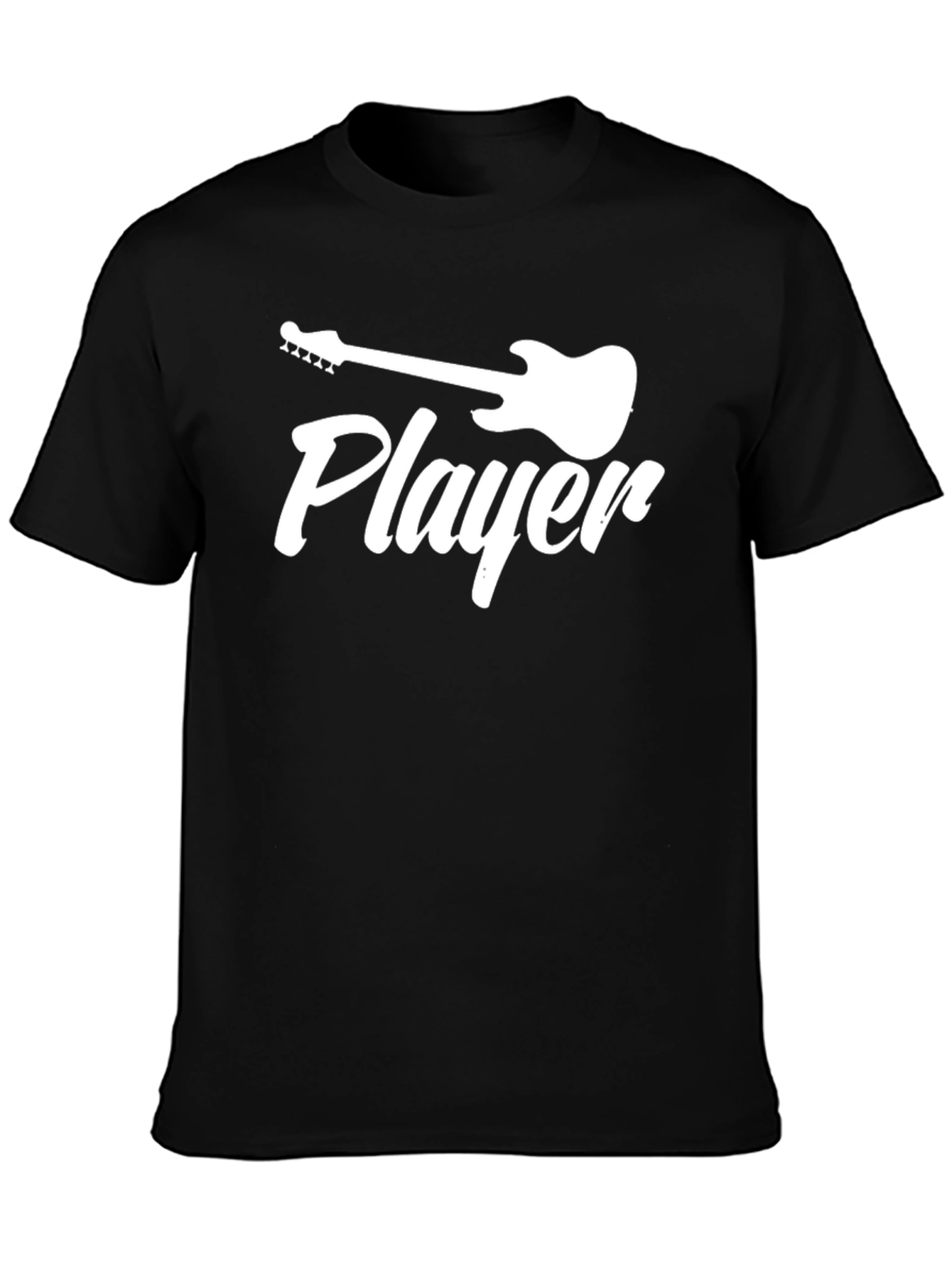 Guitar Player Black T-Shirt