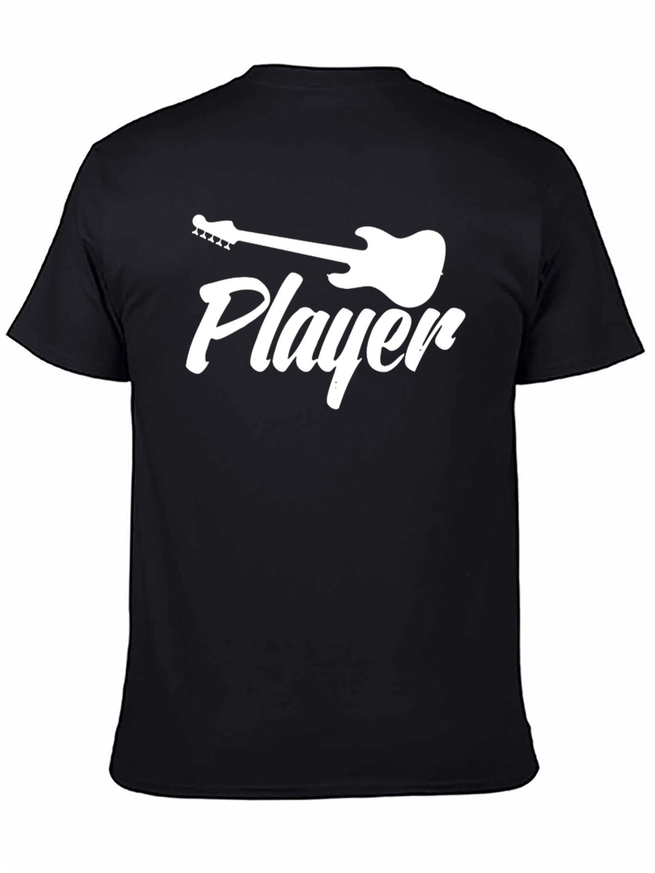 Guitar Player Black T-Shirt