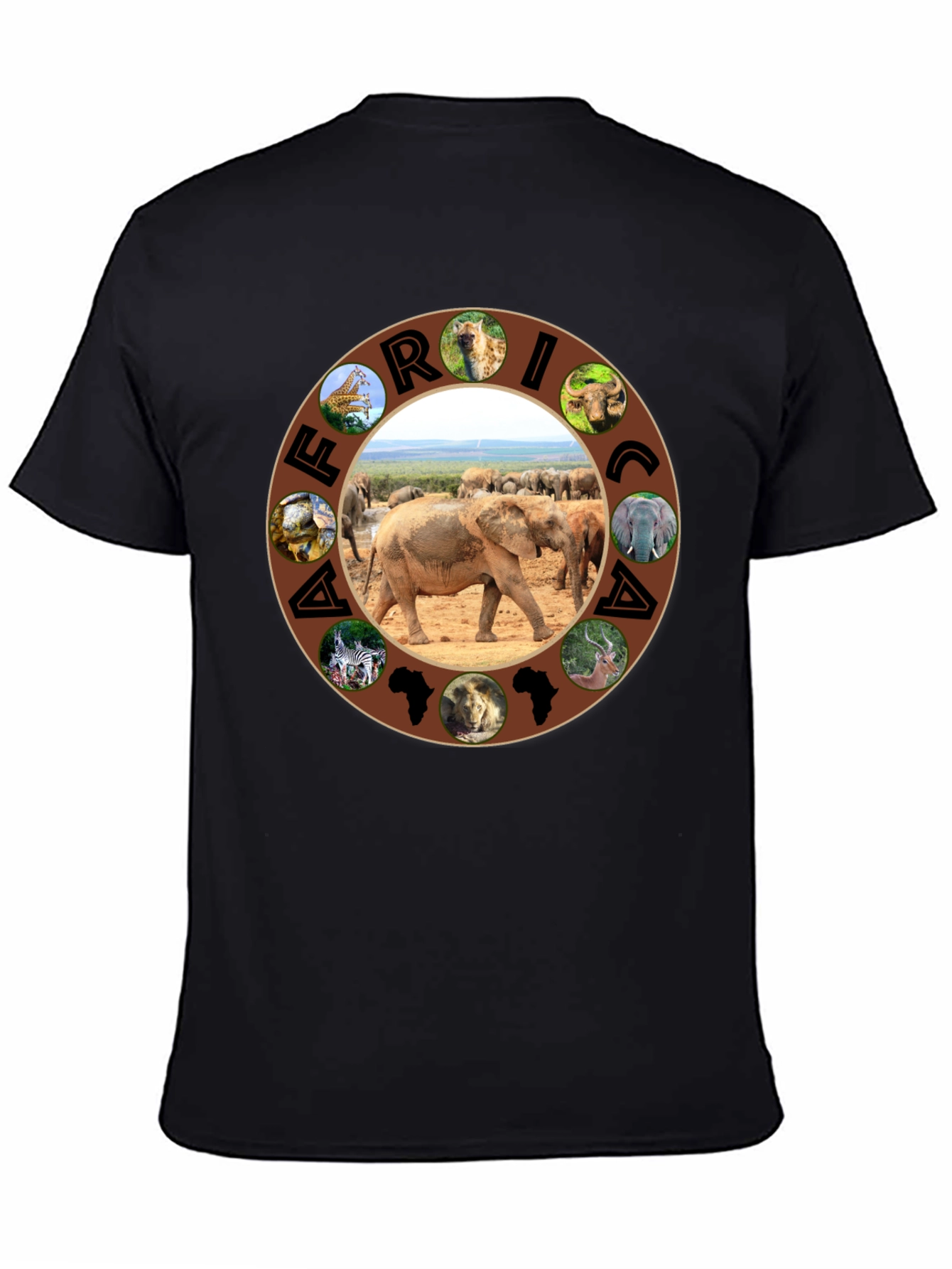 Africa Animals Graphic T-Shirt