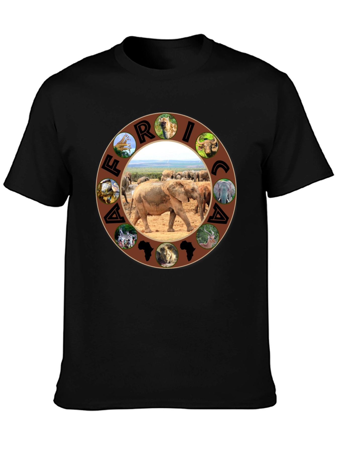 Africa Animals Graphic T-Shirt