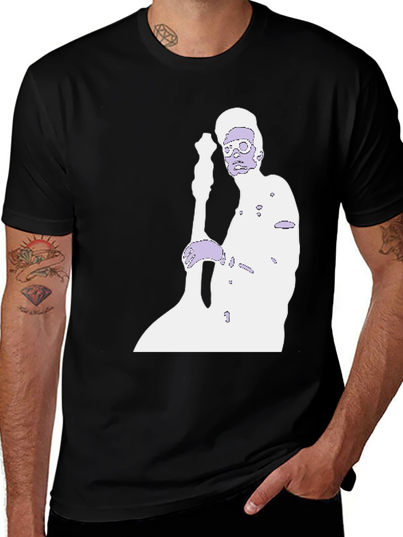 Retro Style Musician Graphic Tee