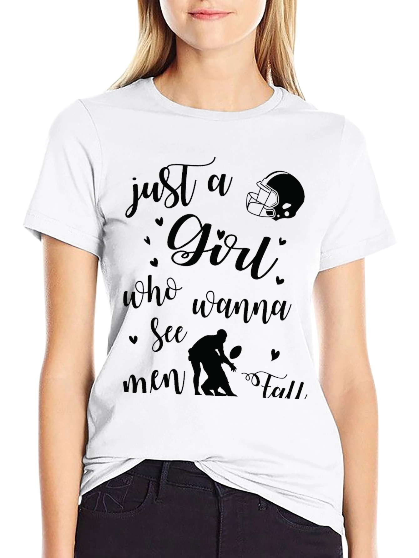 Just a Girl Who Wanna See Men Fall T-Shirt