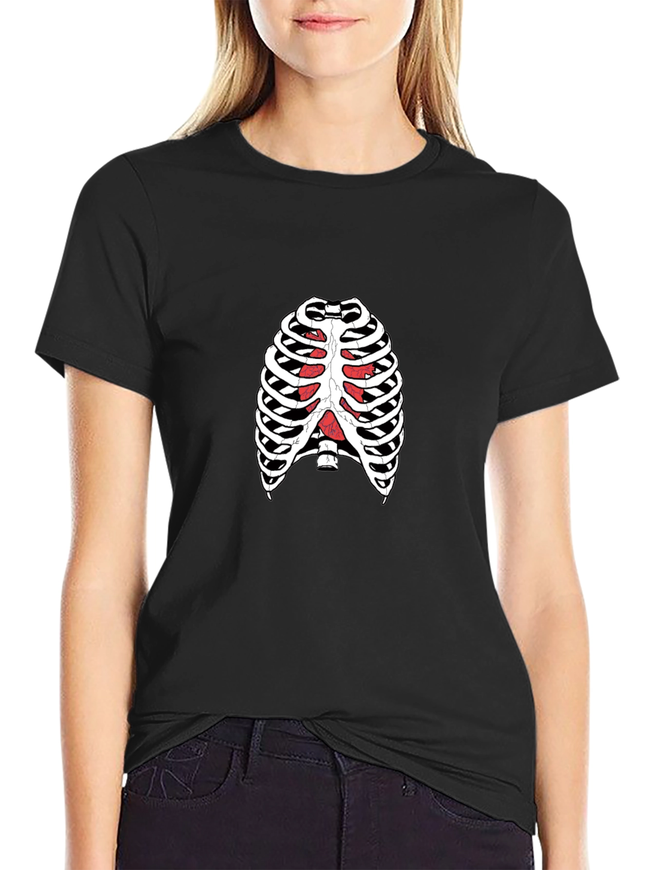 Rib Cage T-Shirt - Human Anatomy Skeleton Tee